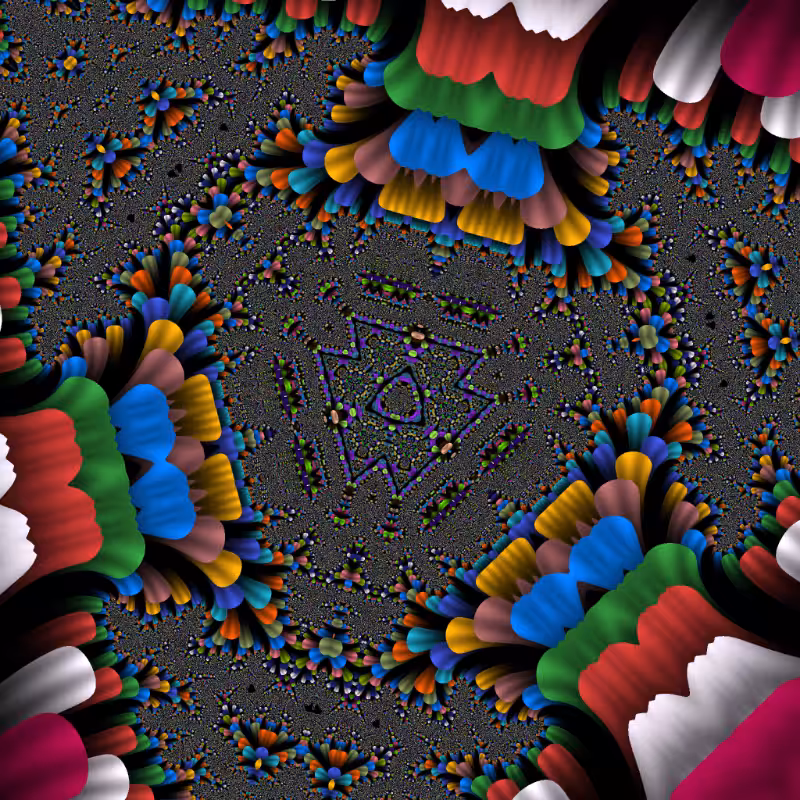 Fractal Flower #233