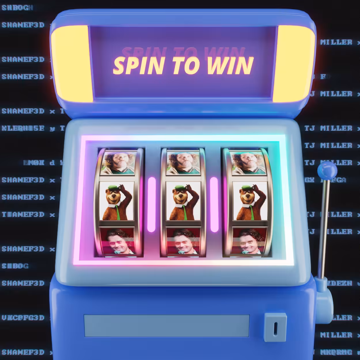 T.J. as a Slot Machine 2
