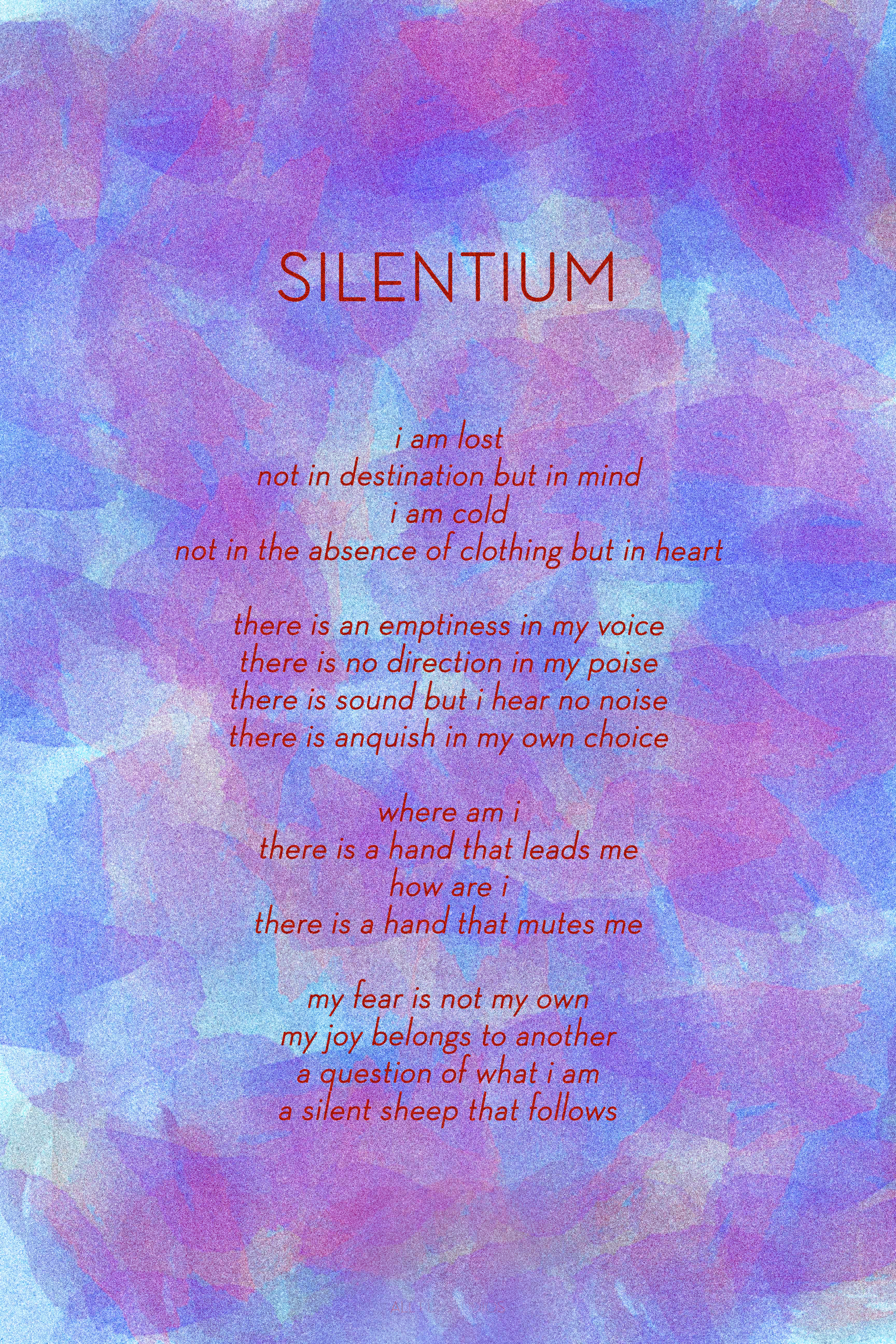 SILENTIUM Poem