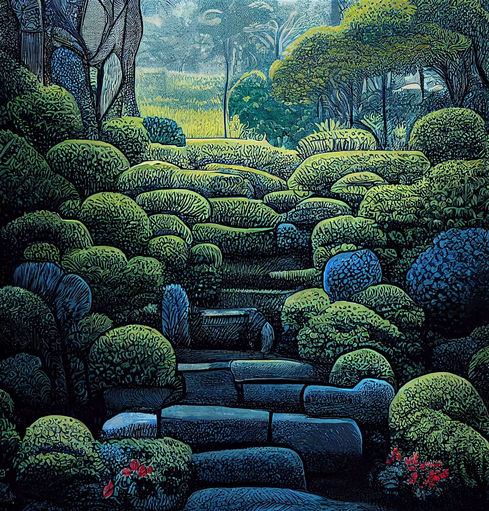 GARDENS: Blue Garden