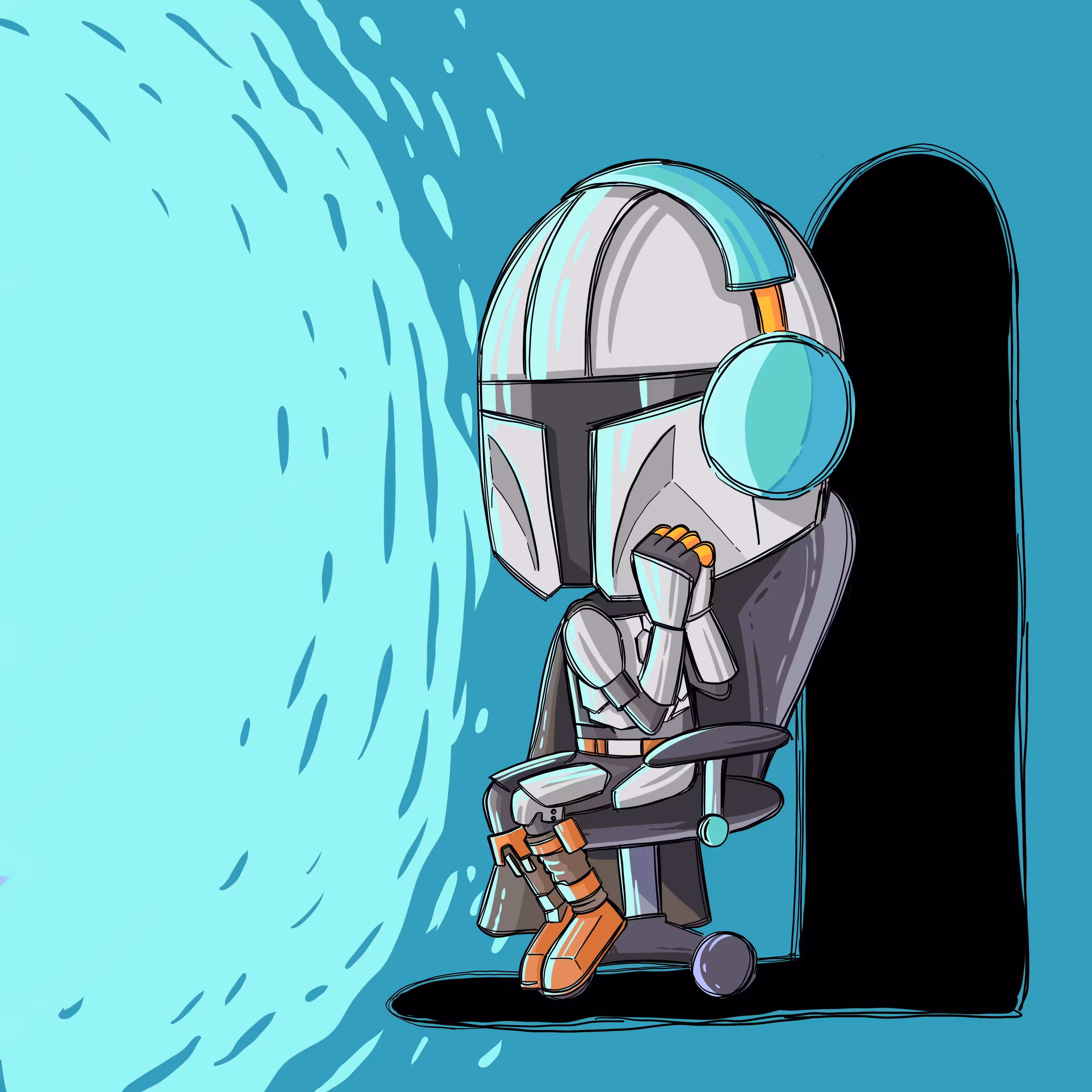 The Mandalorian Scene