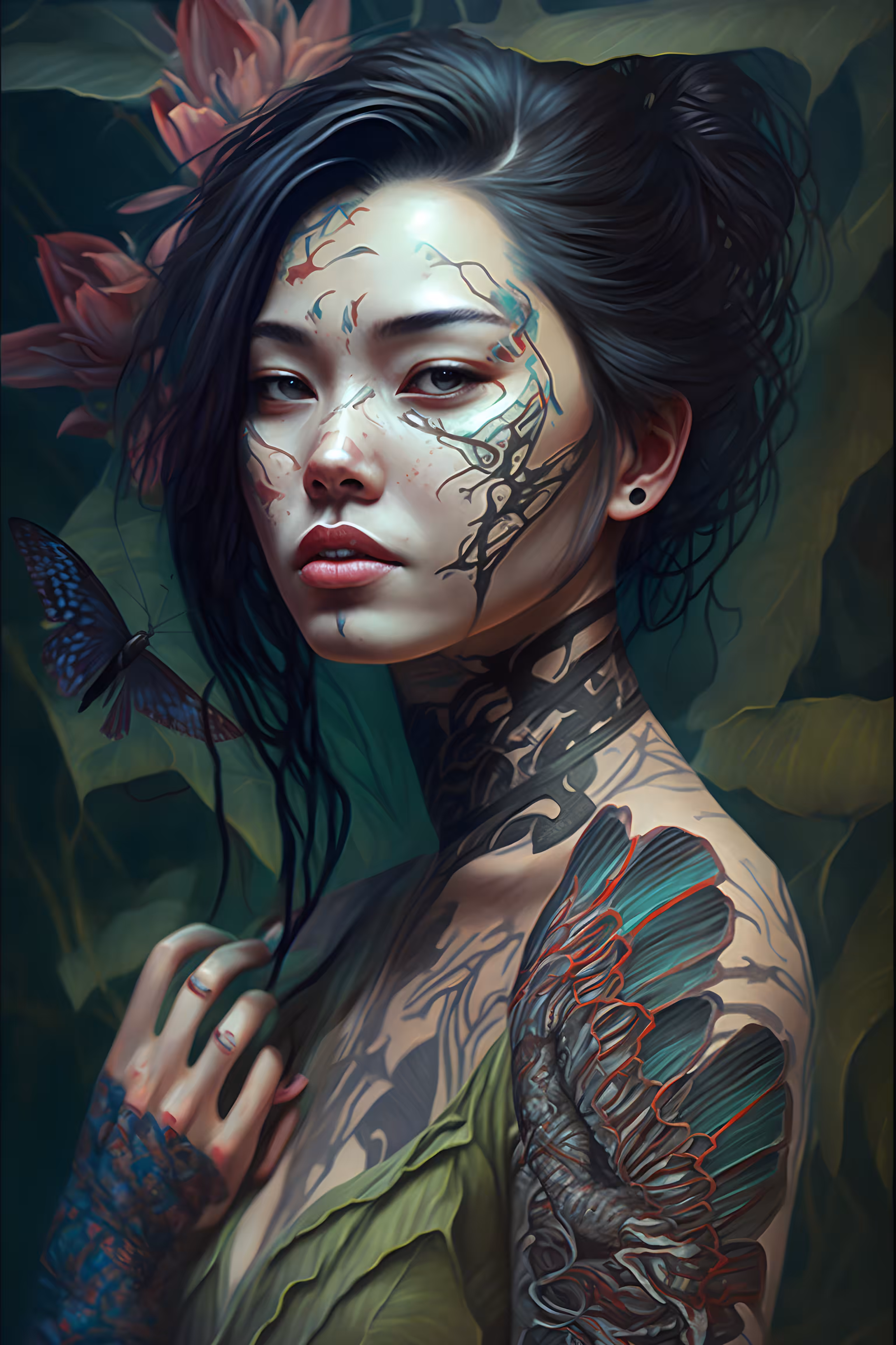 Abstract Dragon Lady 1