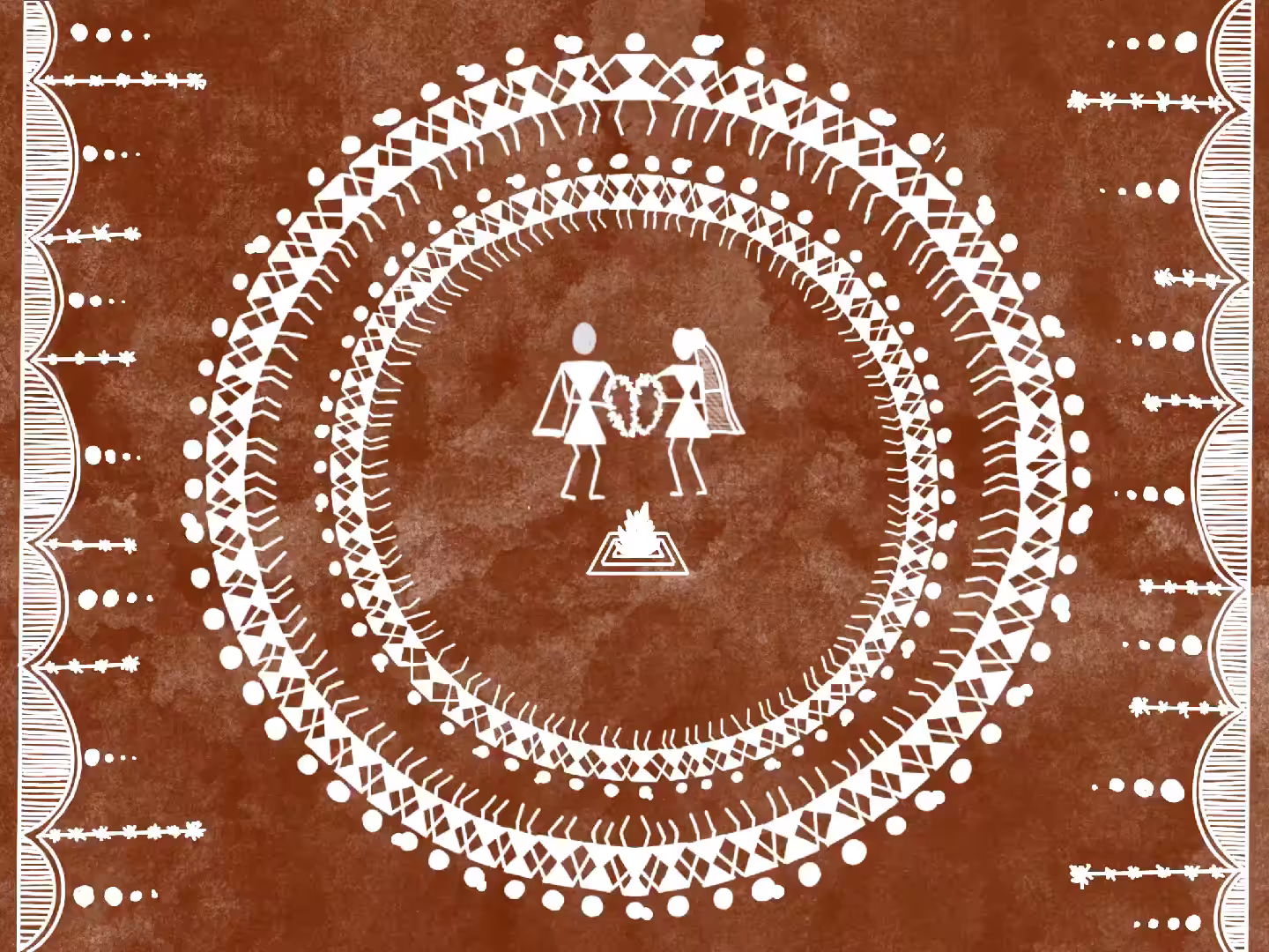 The Wedding Ceremony : Warli Six
