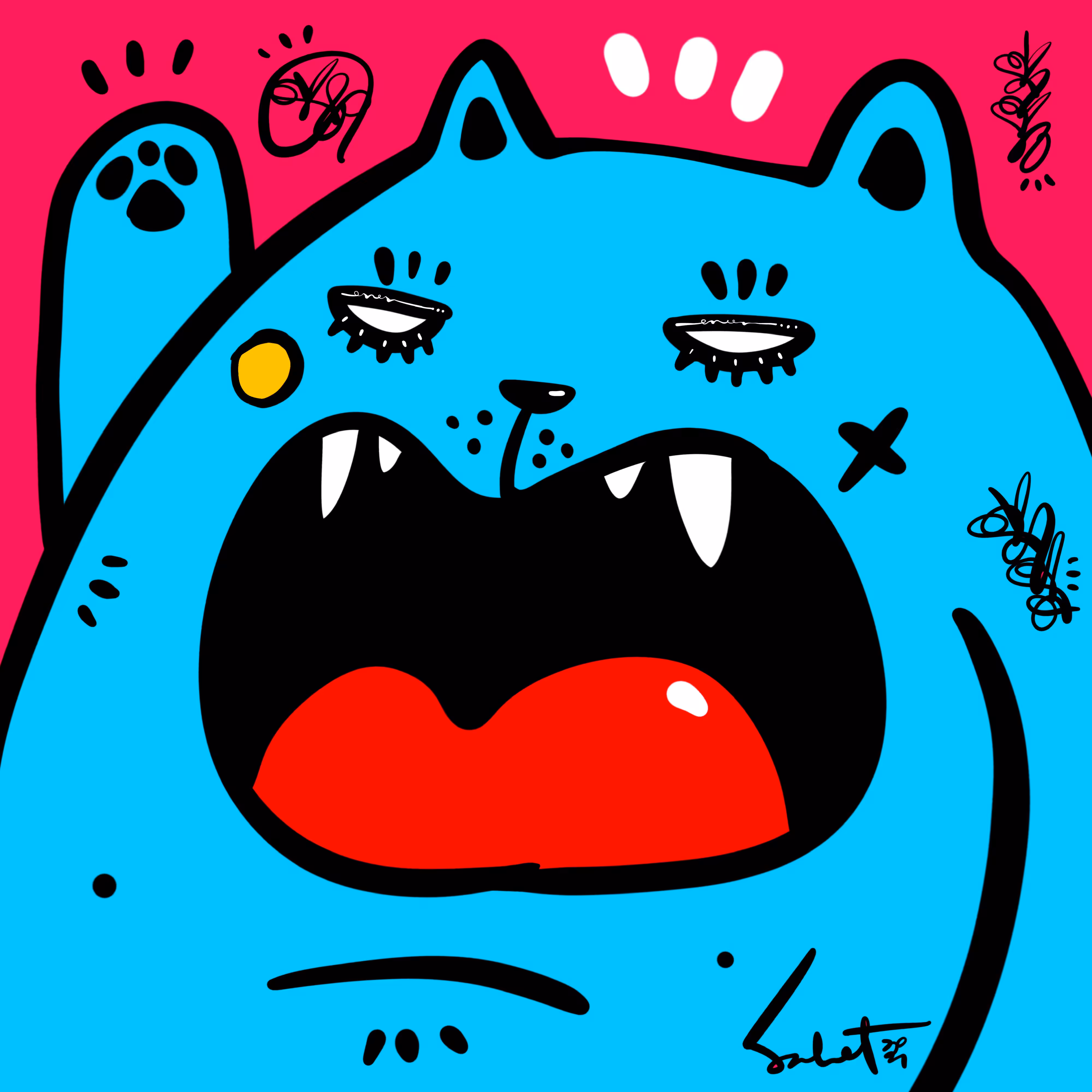 Ugly Kitties by Sabet #160
