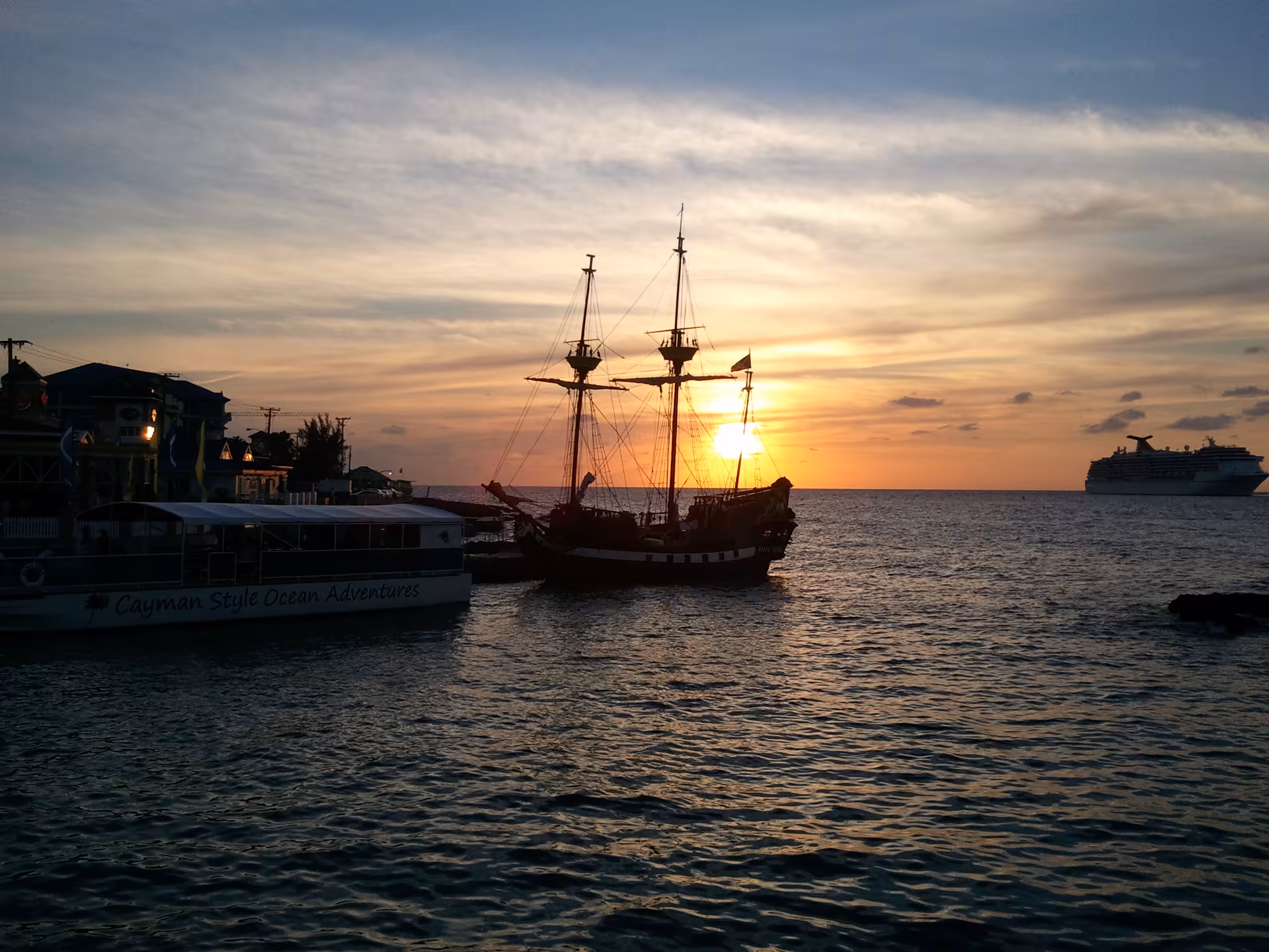 Three ships
