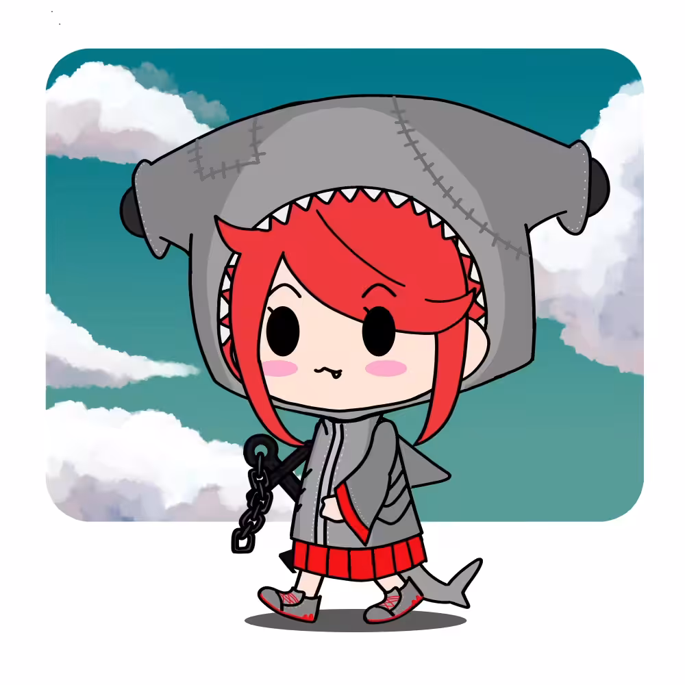 Go BaBy Go !! #230 [HamerHead Shark - Mascot Girl]