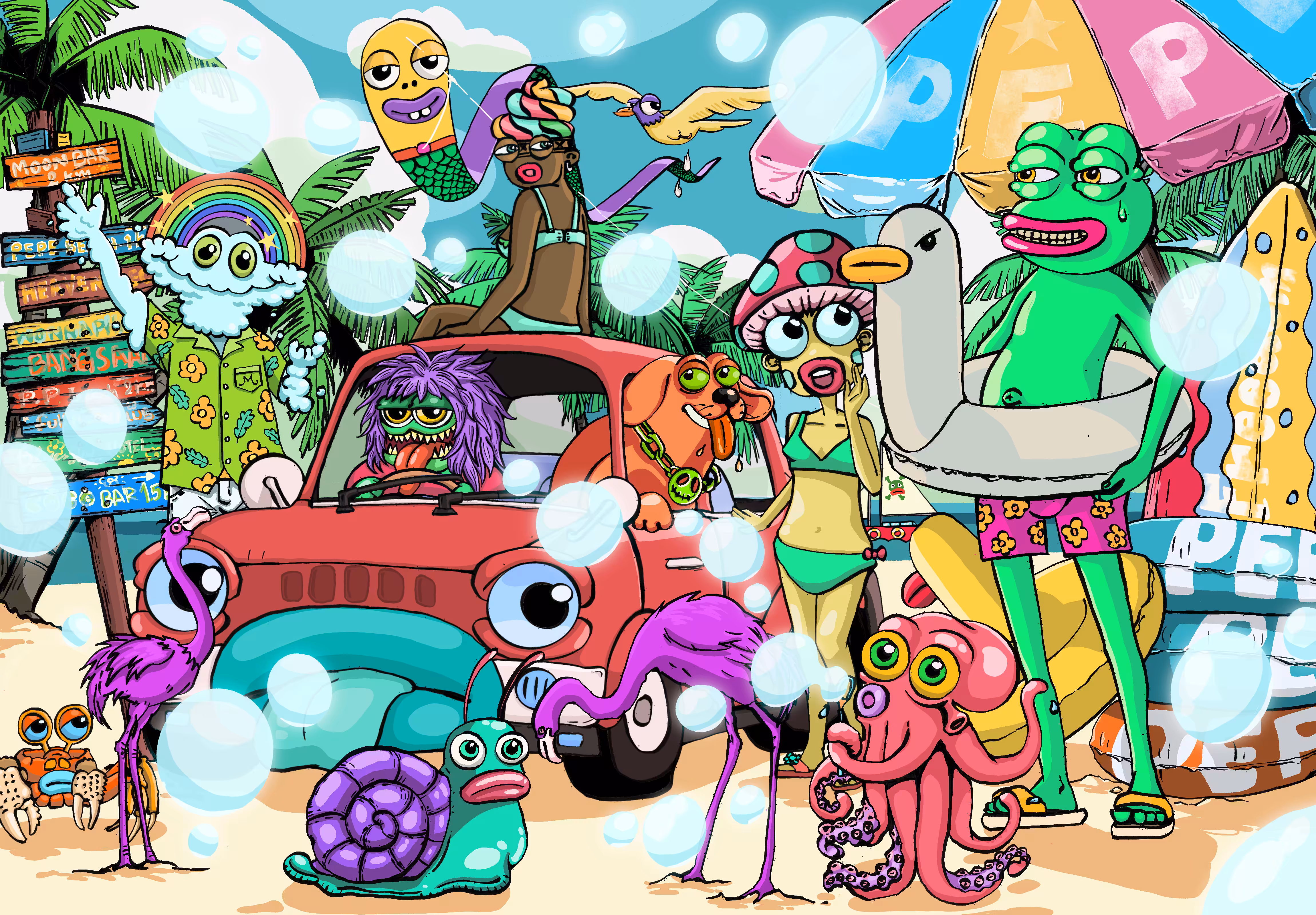 🐸Pepe on the beach🐸