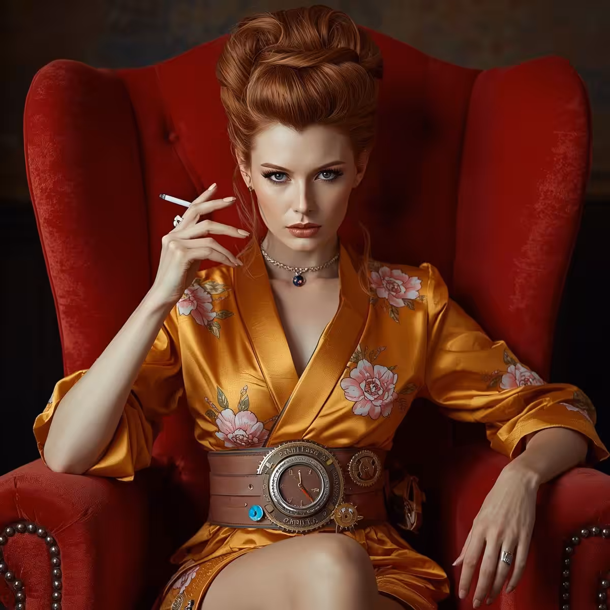 Fiery sofa