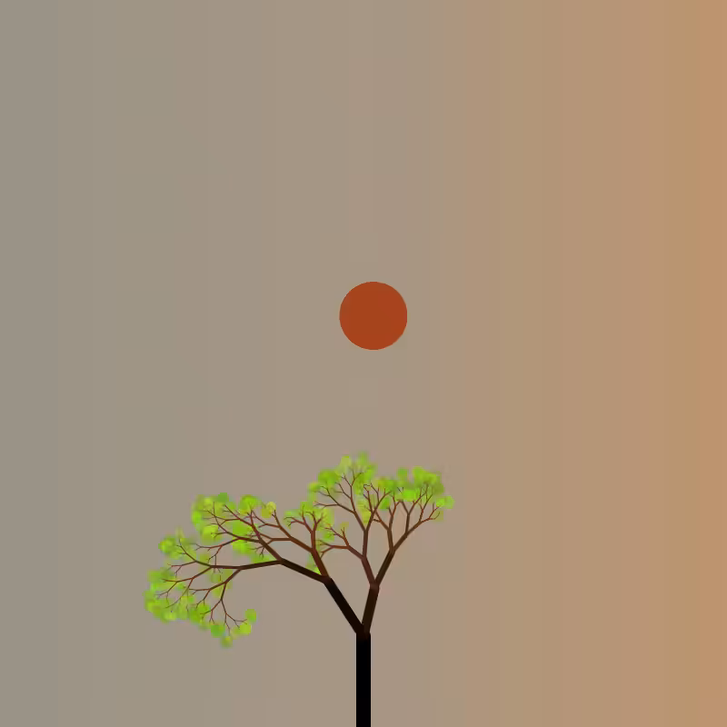Asian Trees #12