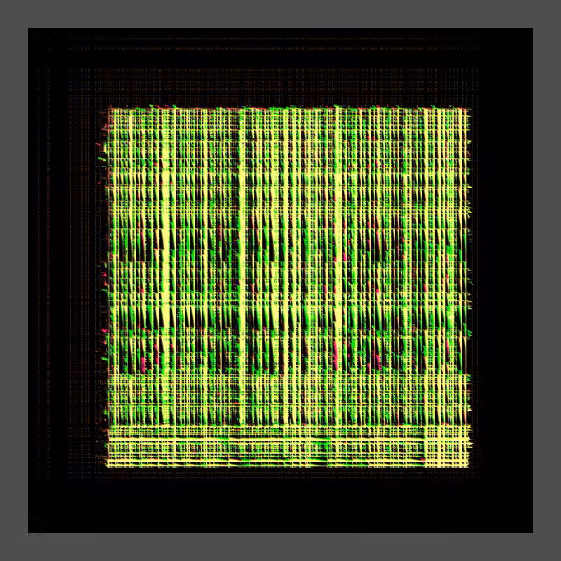 Analog Grid Burn #10