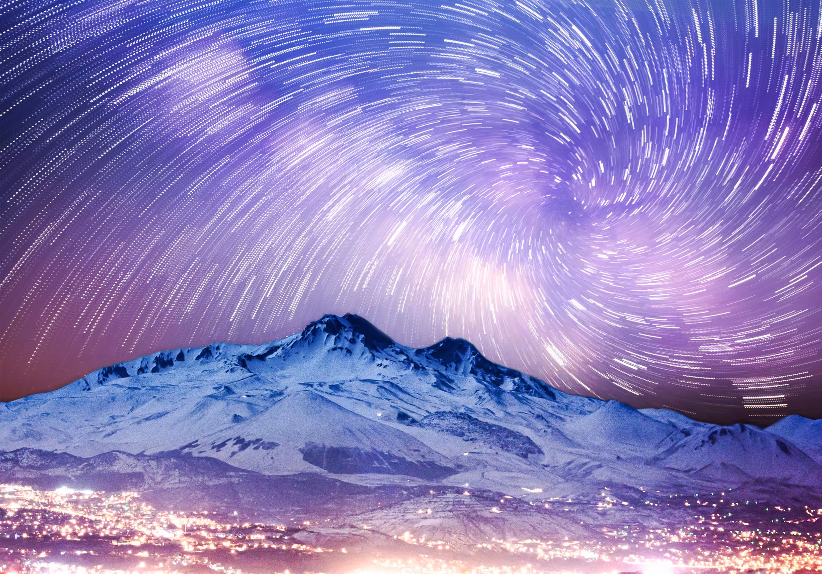 Stars over the Mount Erciyes