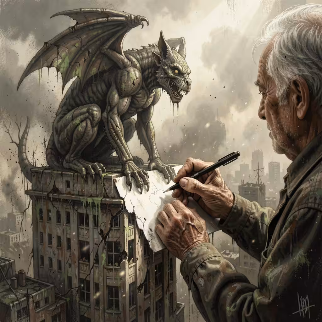 NightCafe Creations: Gargoyle 8