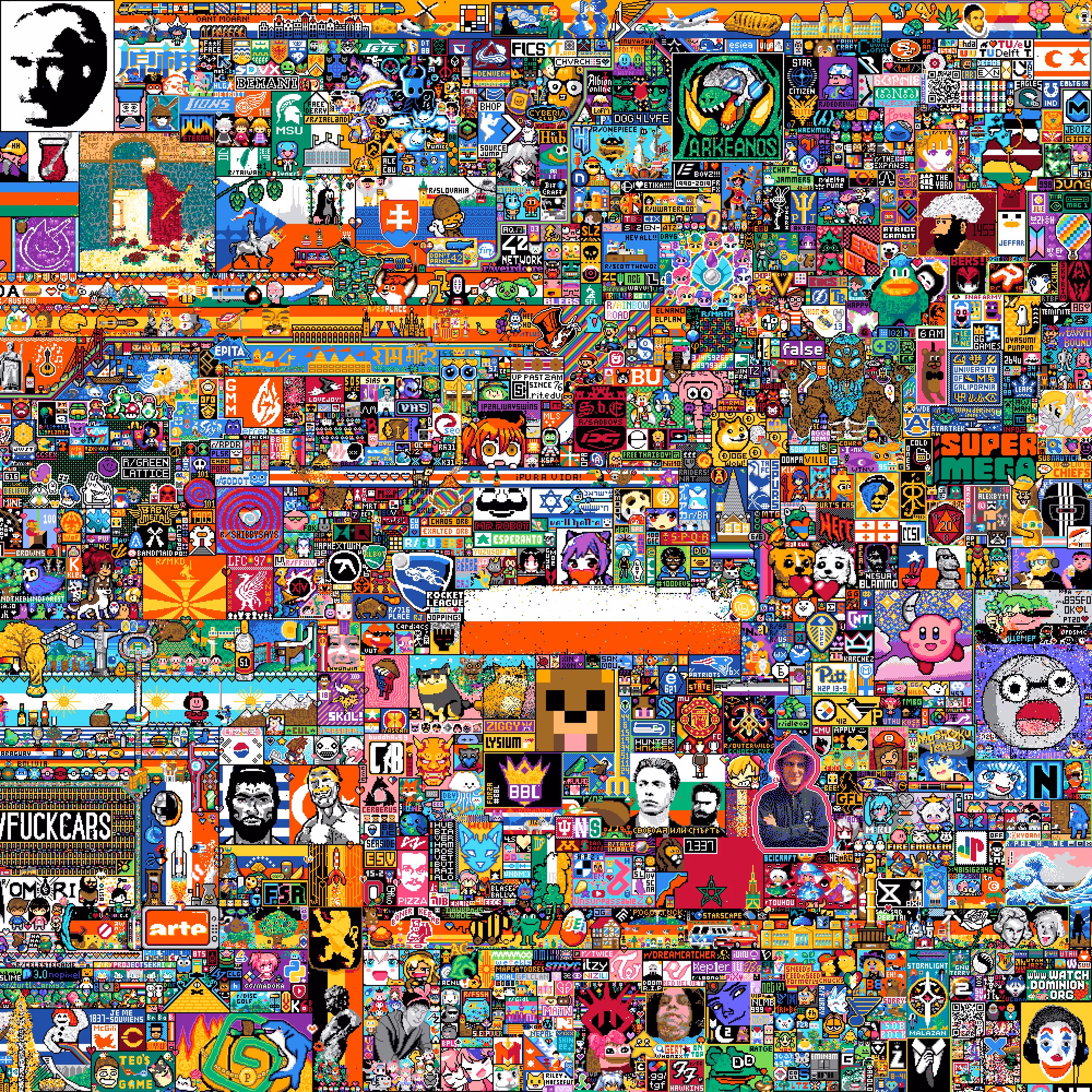 Reddit Place Contest Pixelart #2