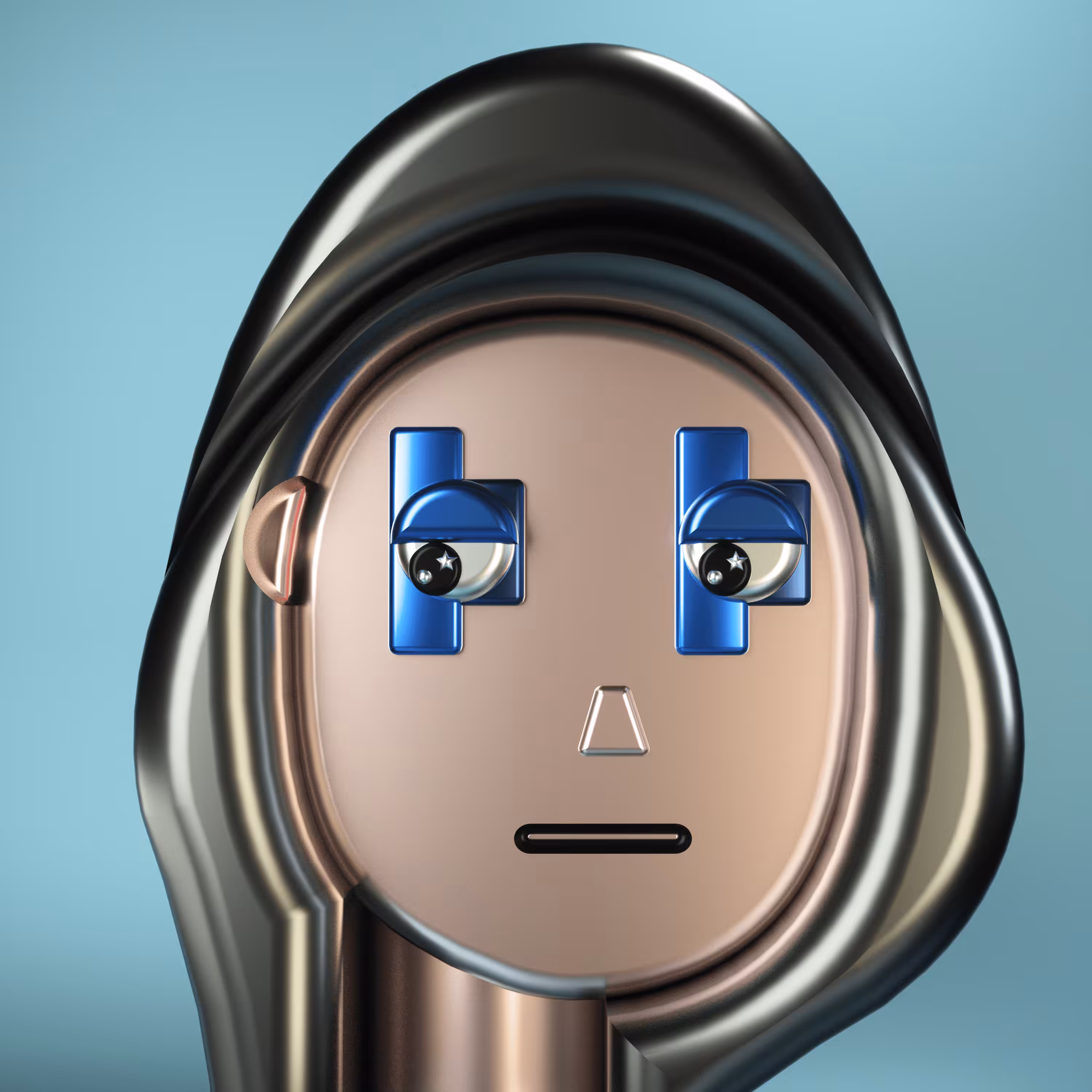 3D Chrome Punk #0388