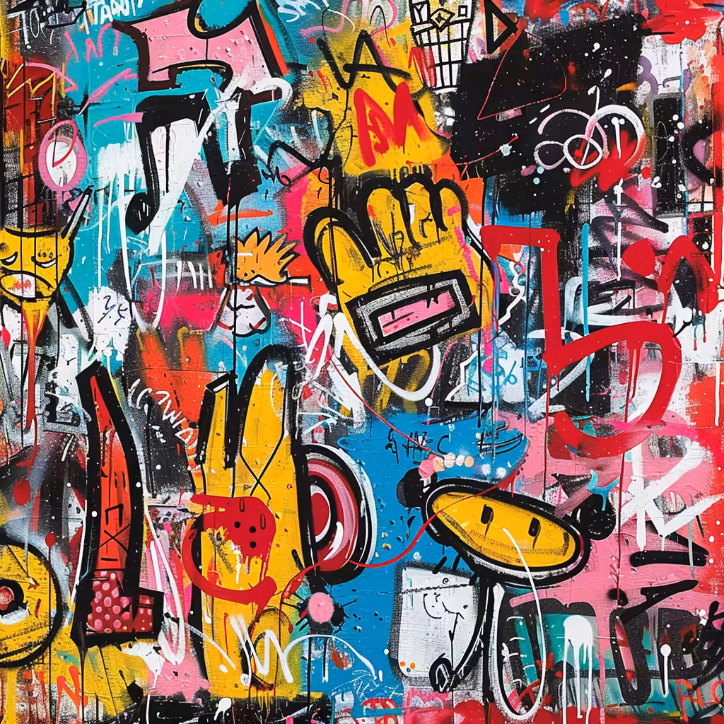Street Art: The yellow hand