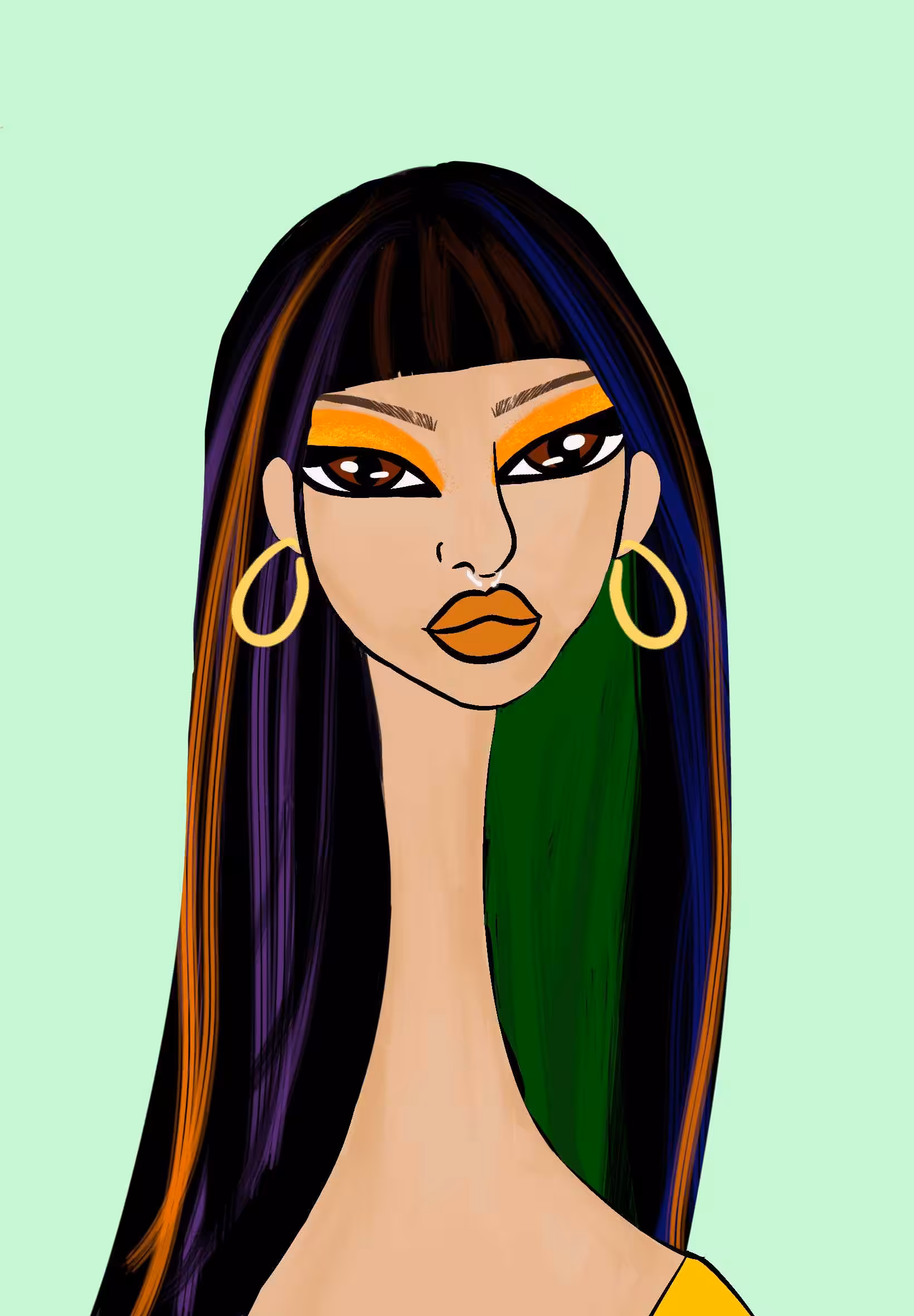 Long Neckie Ladies: Long Neckie Lady #724