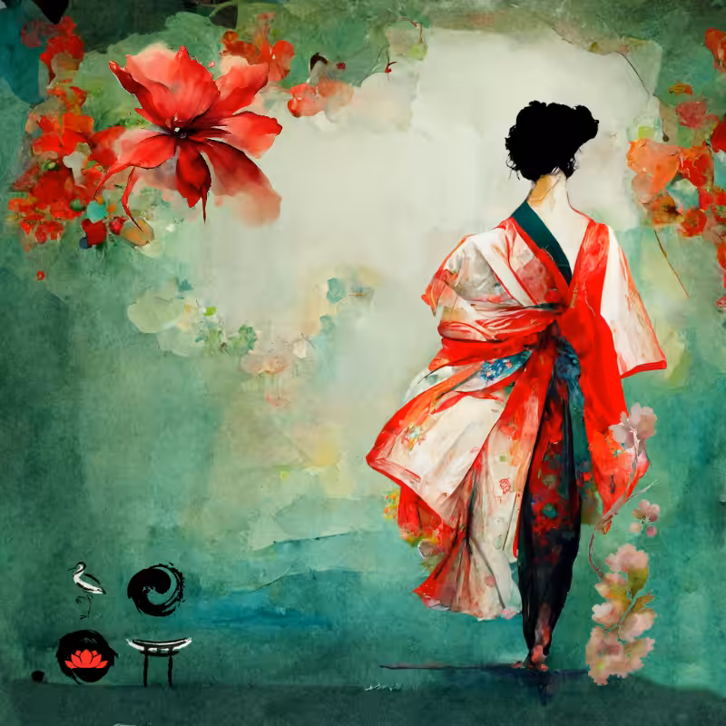 The dancing geisha #13