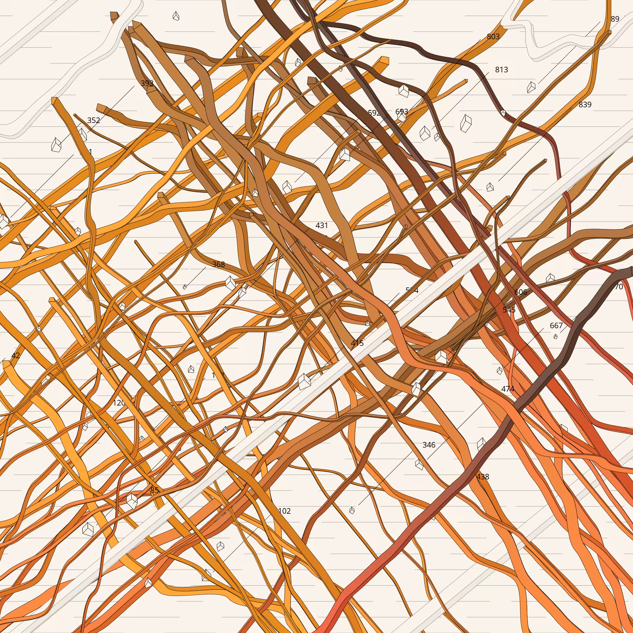 55 perpendicular latitudes #97