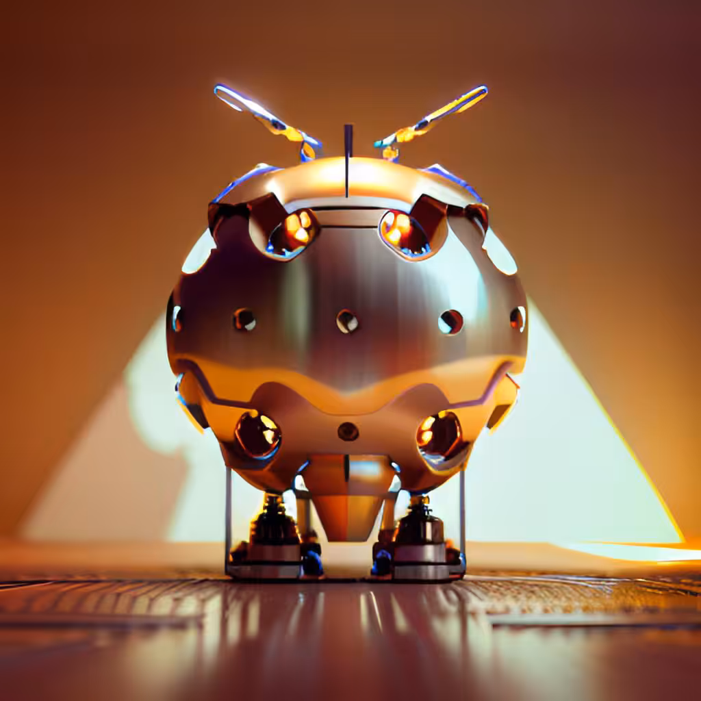 Golden Robotic Apples #26