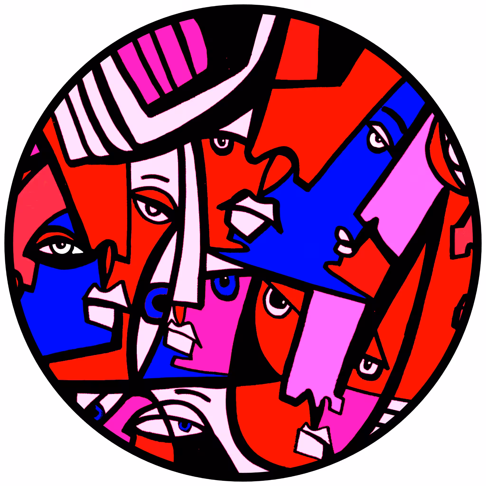 Cubist Circle 110