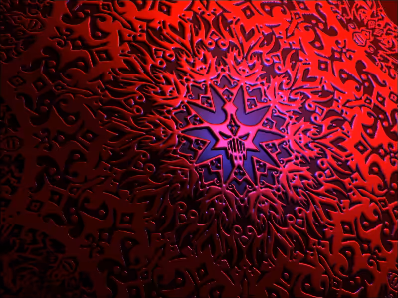 3d dark mandala 1