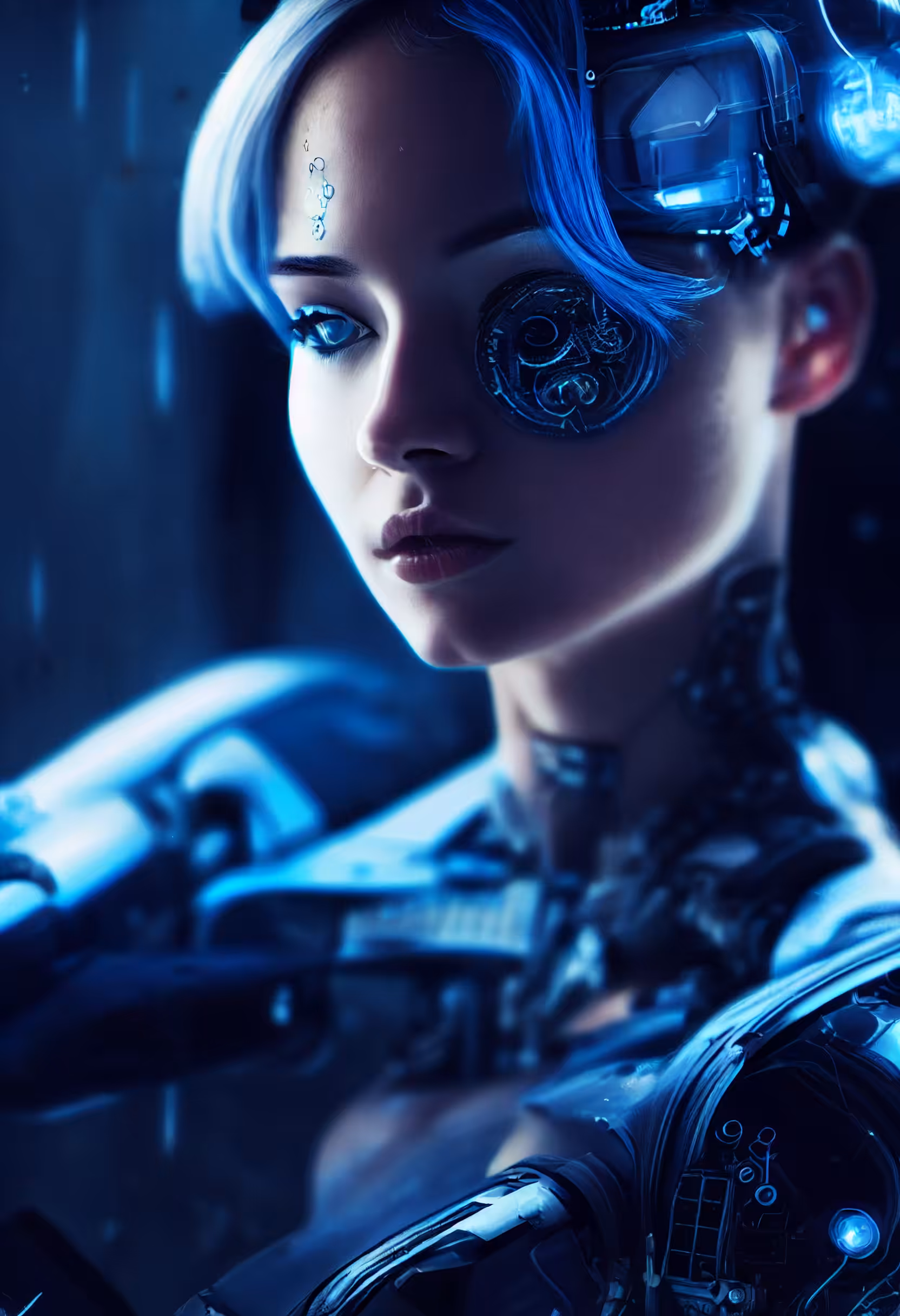 99 SQUAD CYBER AI: Ice Girl Modern