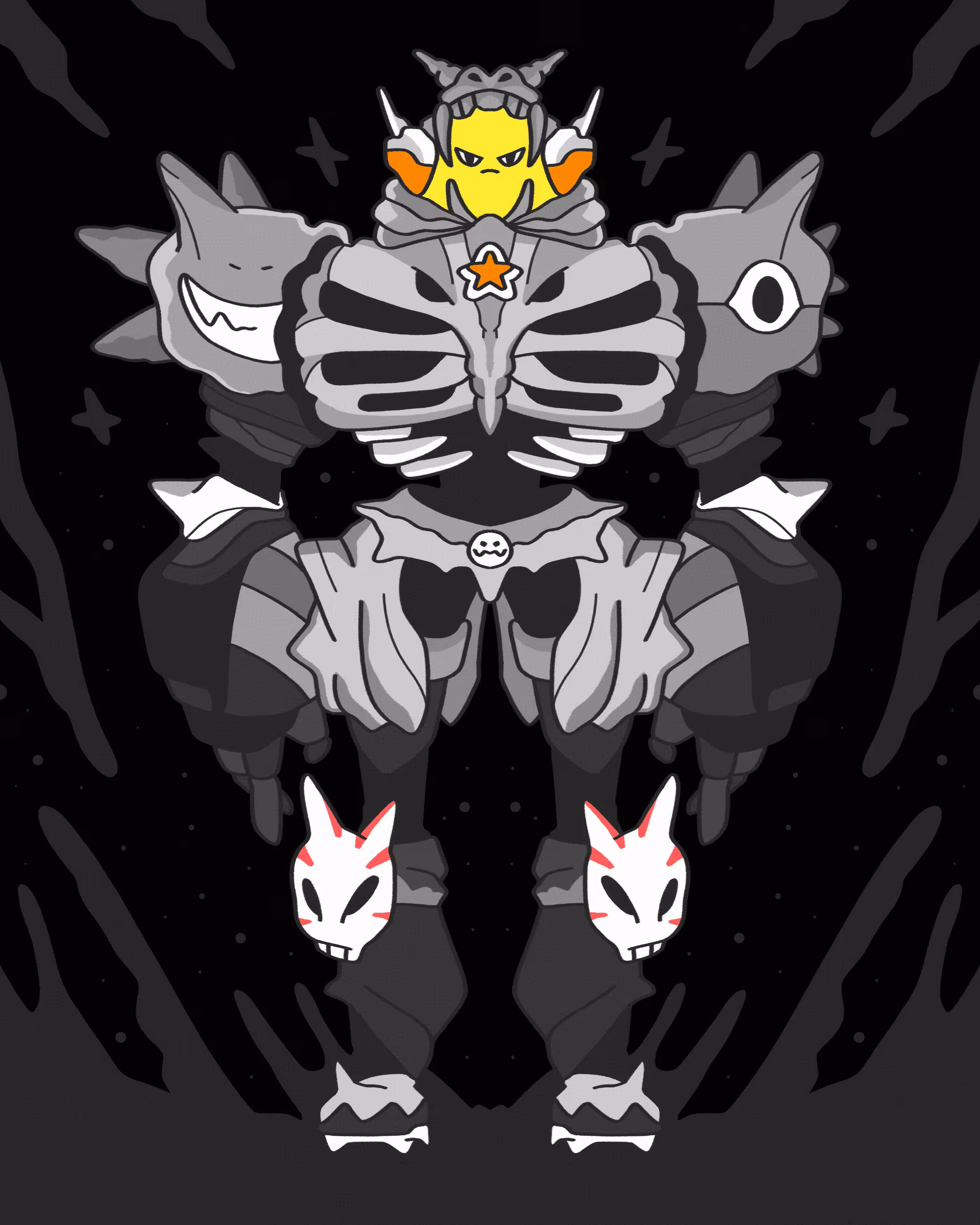 STARBOT : the guardian no.09/10 : BLACK BONES COSMIC