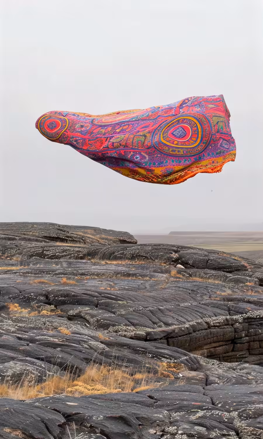 Psychedelic rug