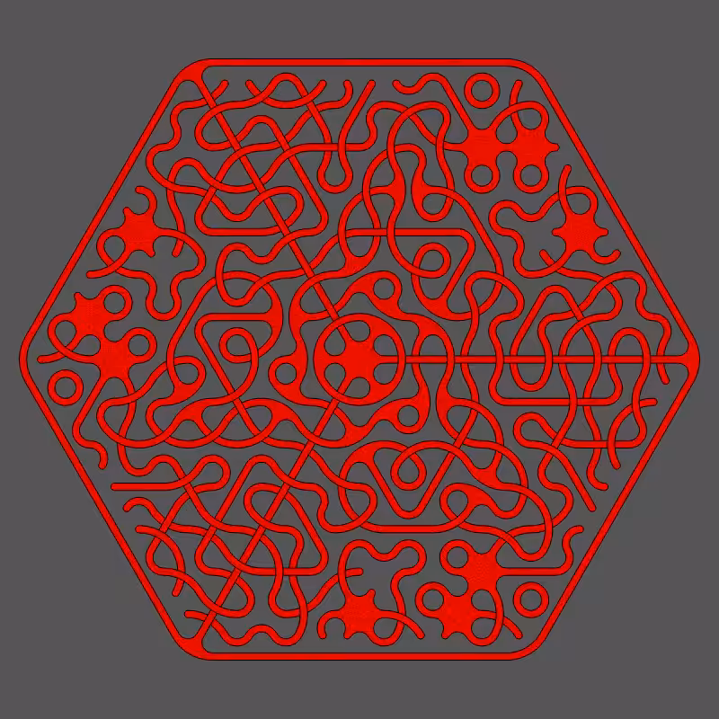 Threefold Symmetry - Dark Variations #299