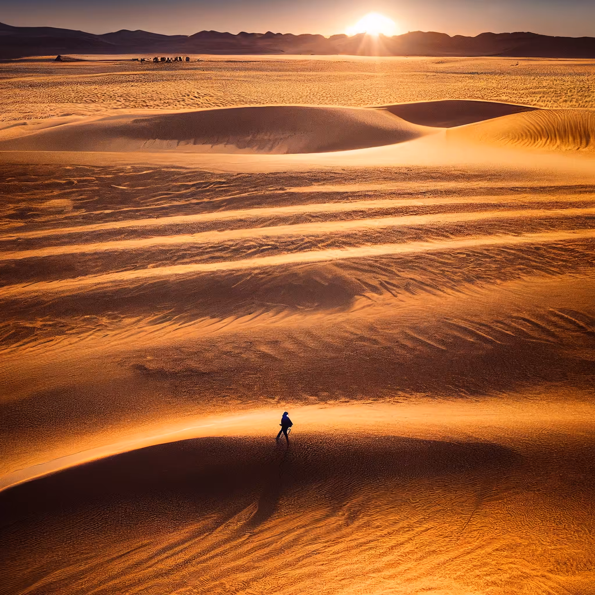 In the desert