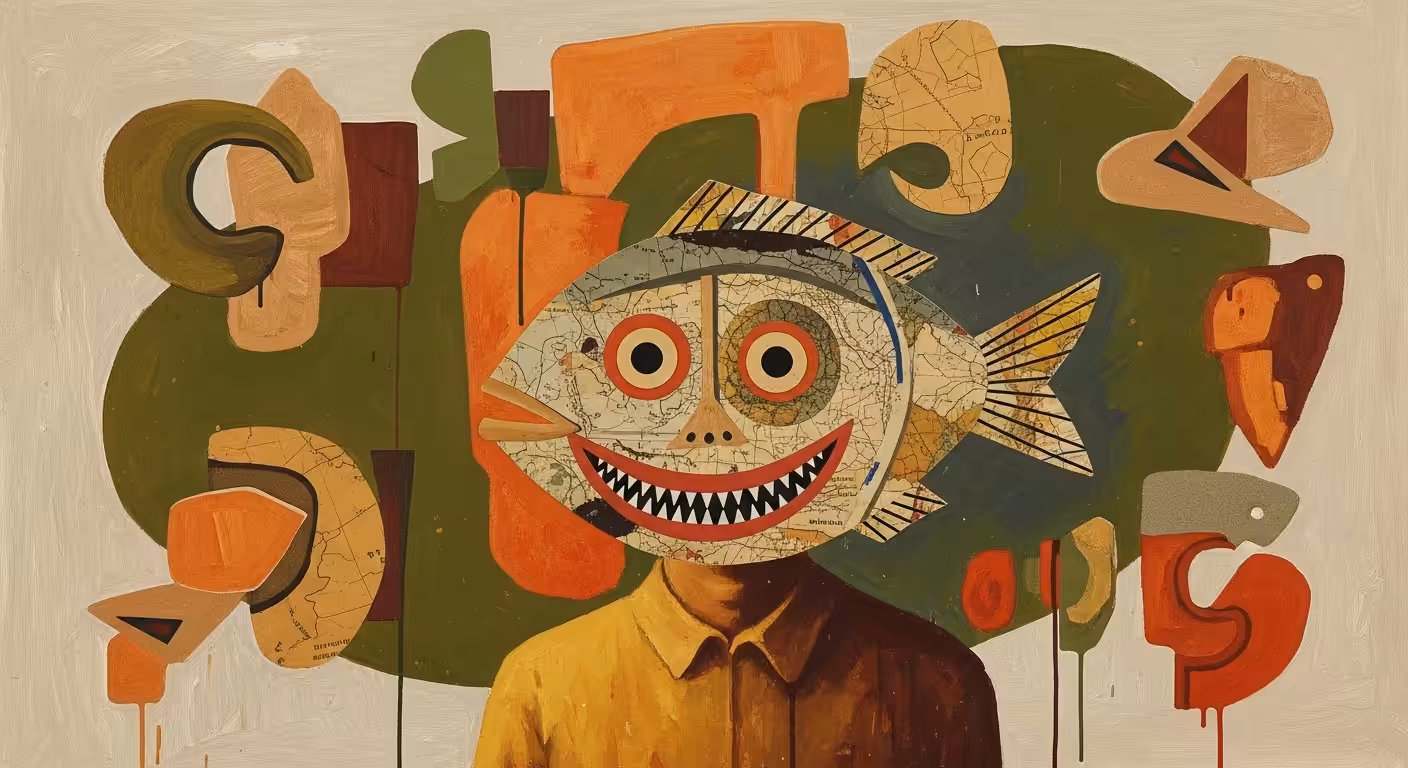 Fish face portrait 