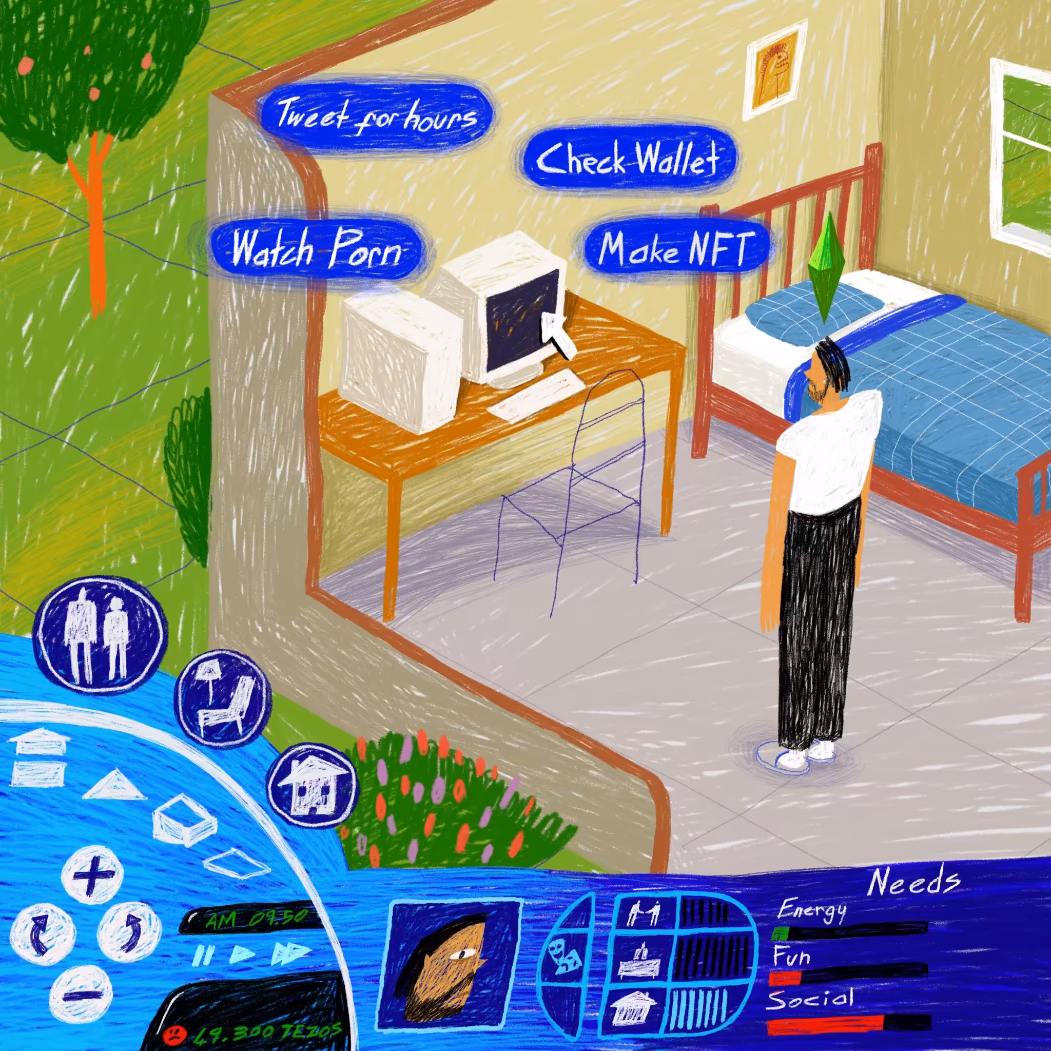 The Sims "Nft artist"