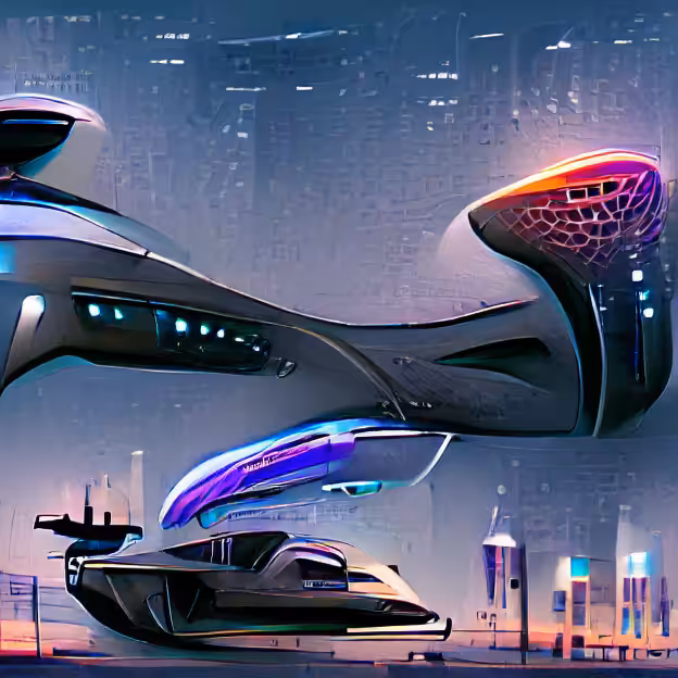 Futuristic Space  Station