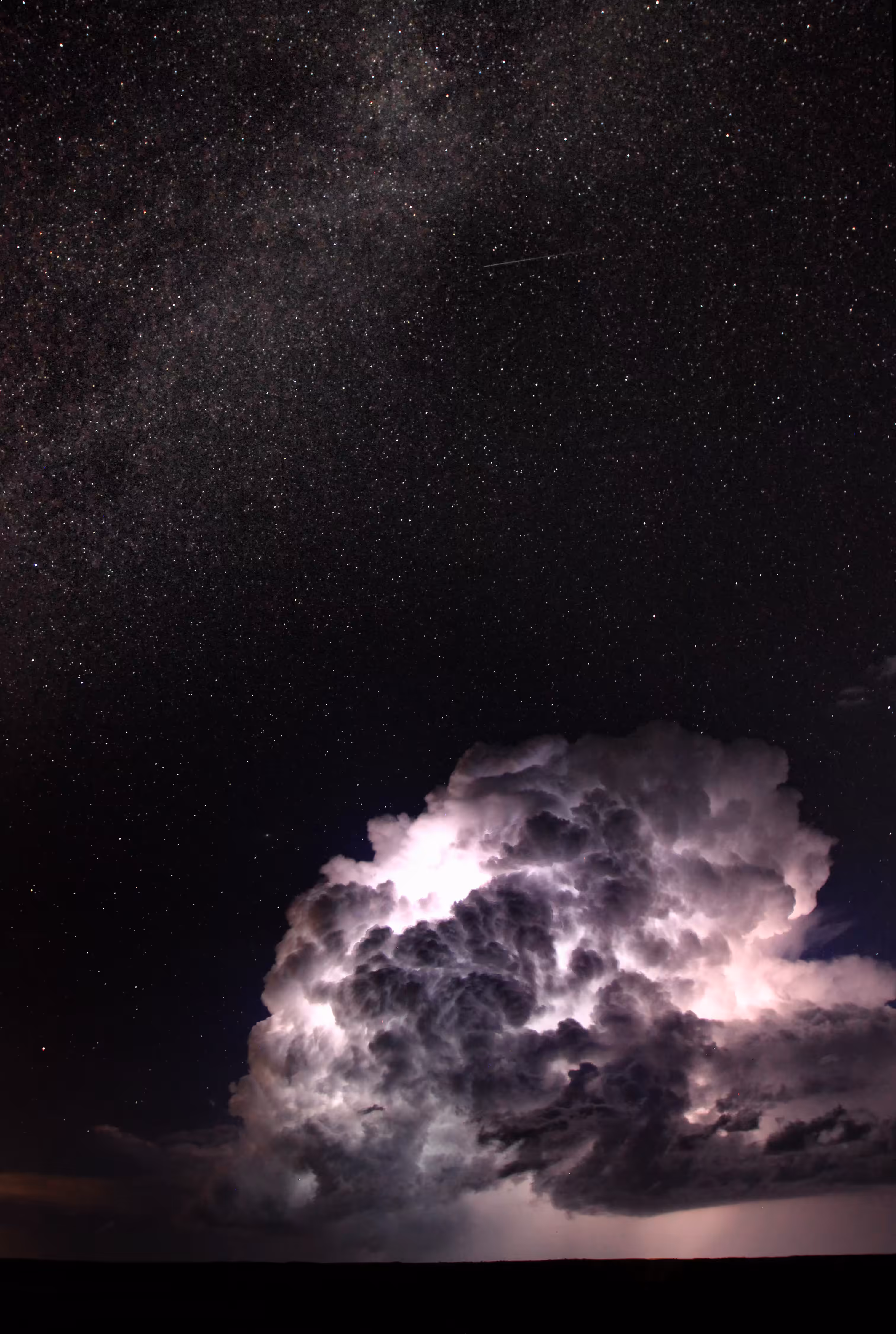 Perseid Galaxy Storm