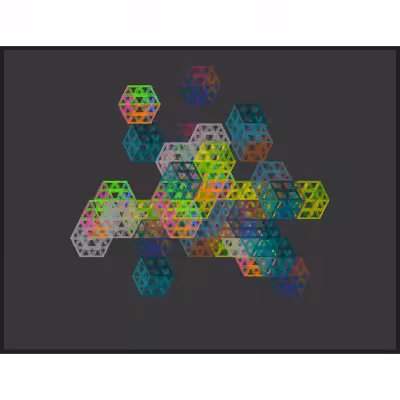 Brutalist Mesh Paintings #19