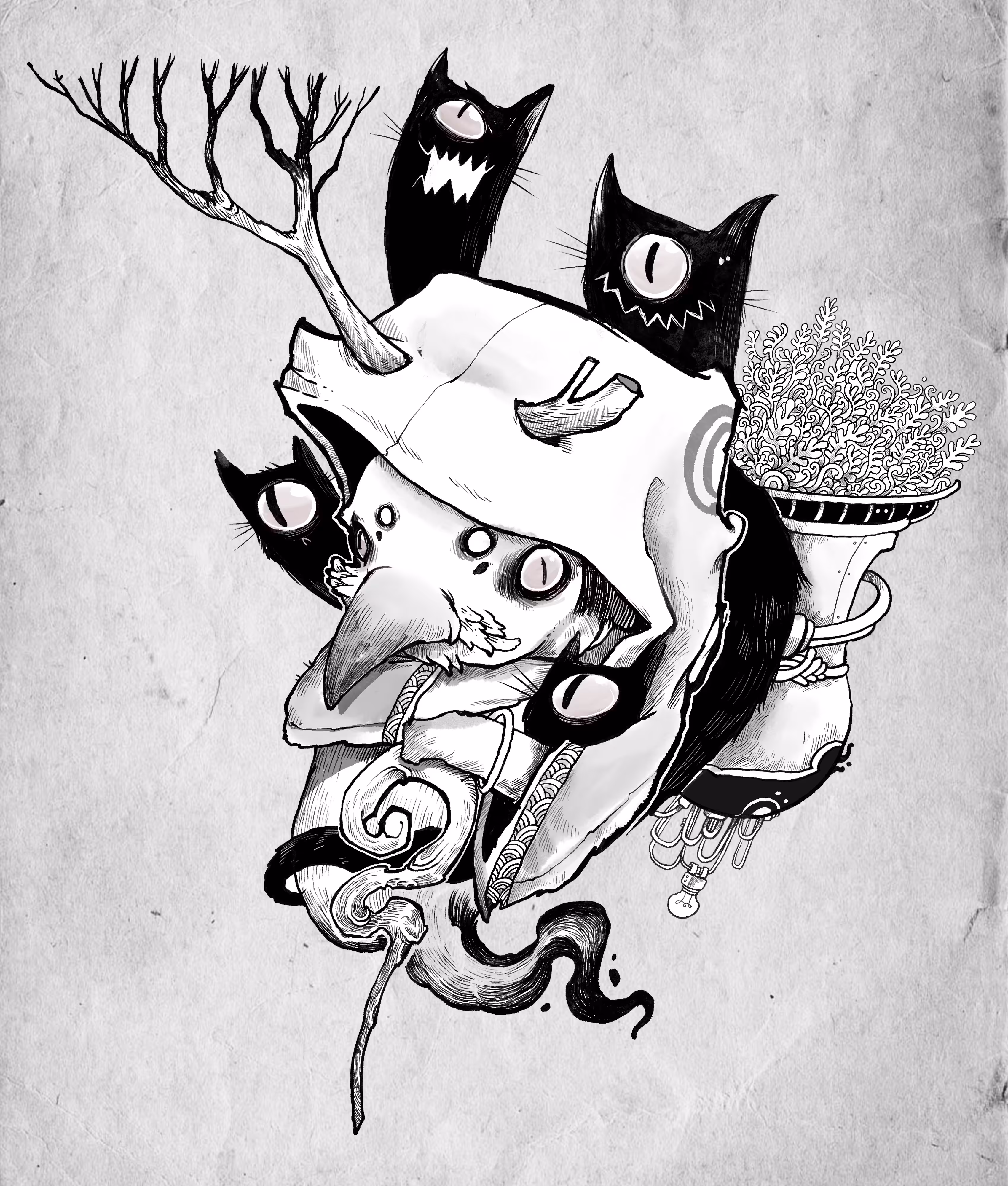 witch with 4 eyes