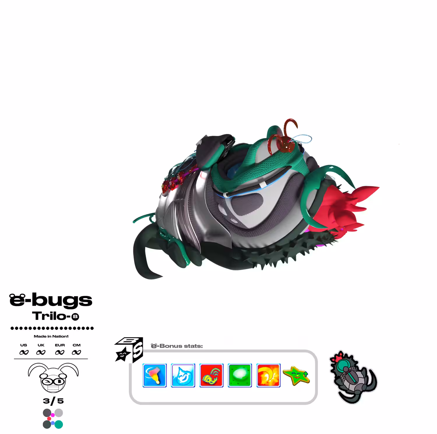Trilo-🅑 3/5