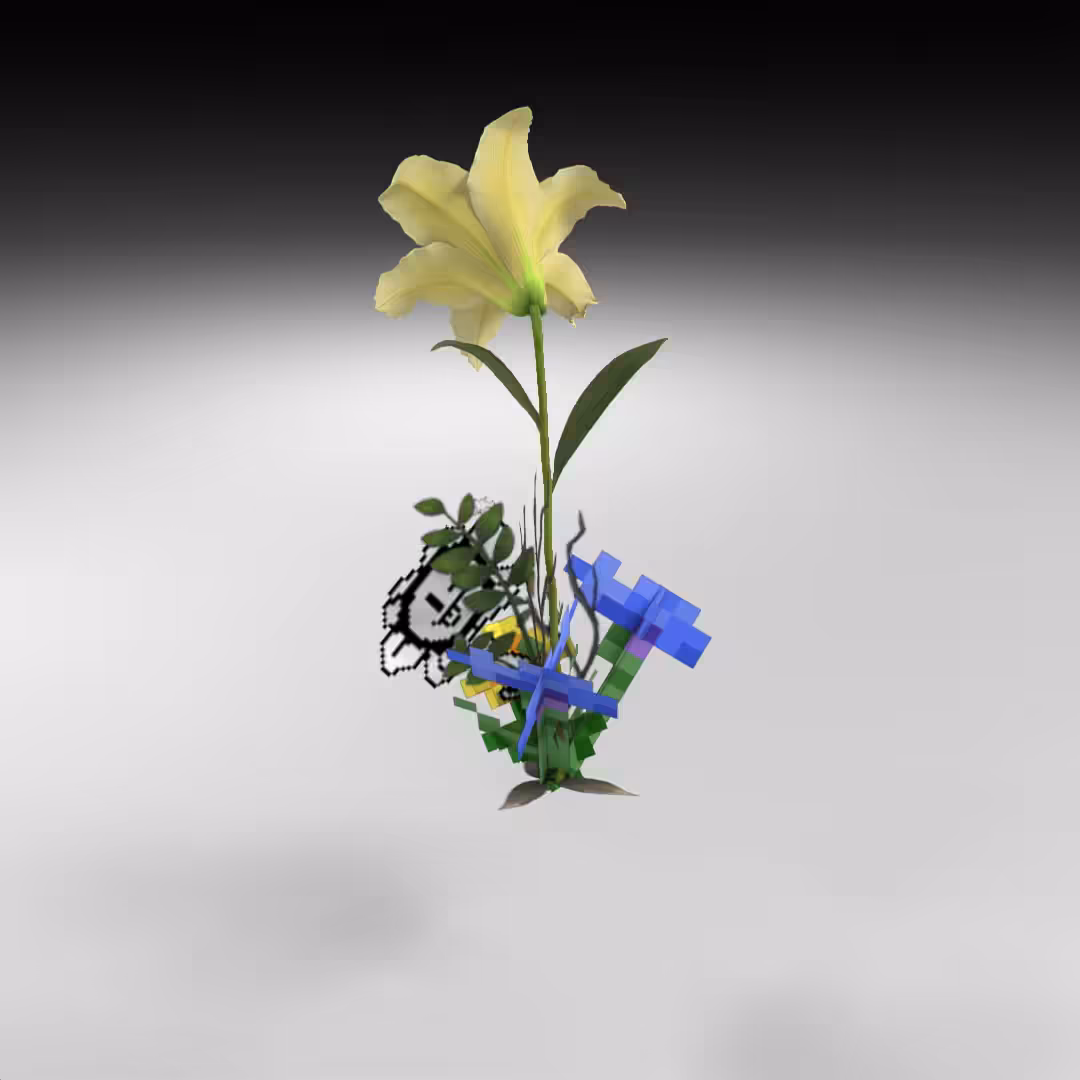 Hand-hacked Bouquet 61