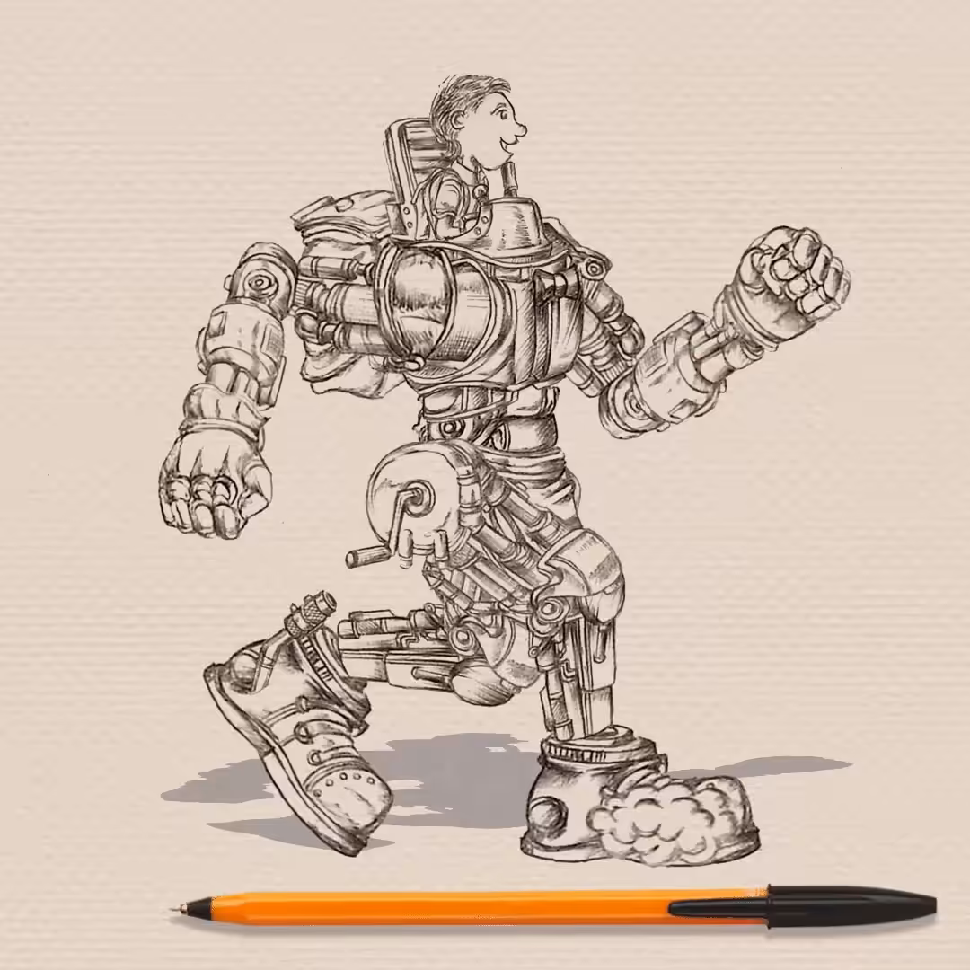 Toddler Titan Mecha Play Suit