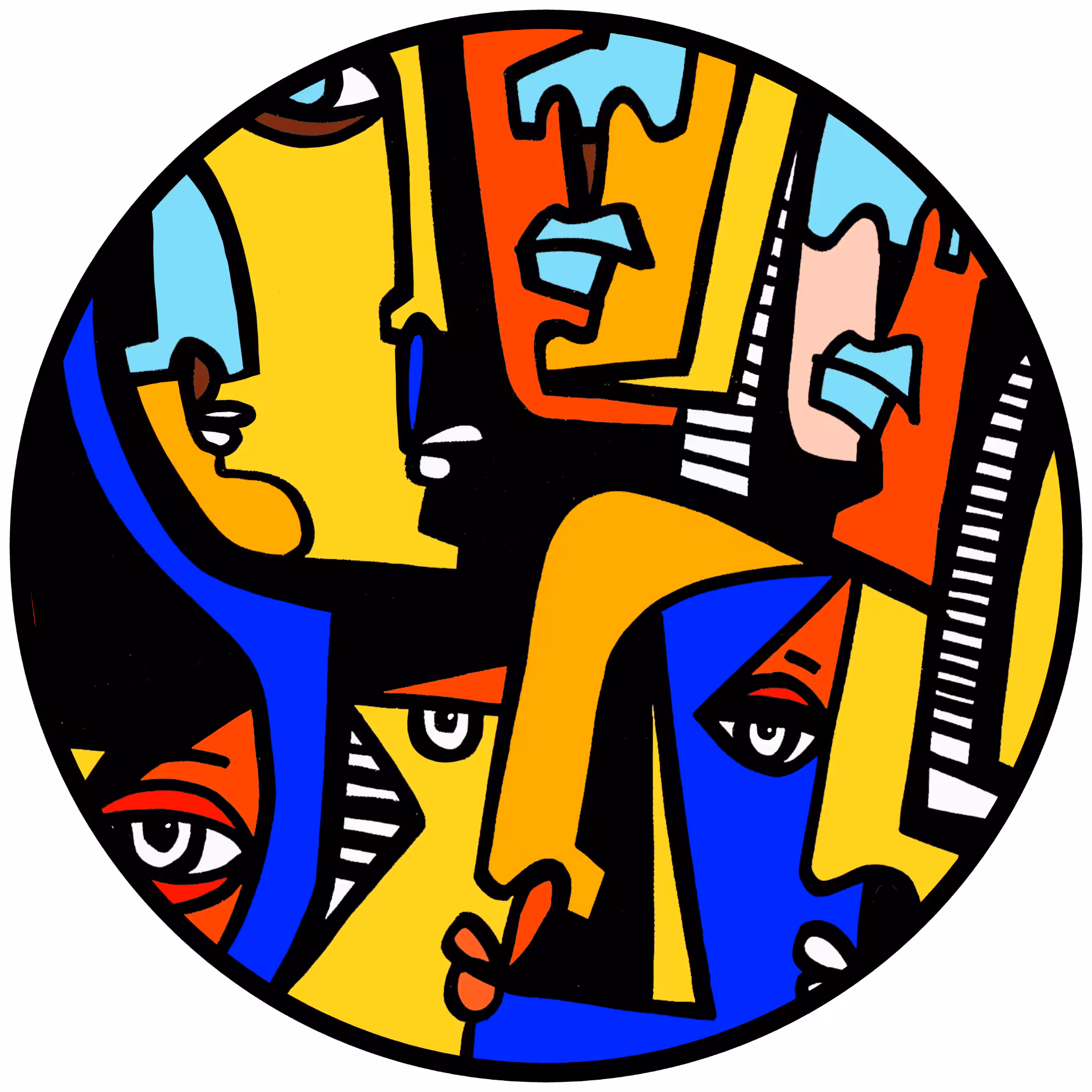 Cubist Circle 51