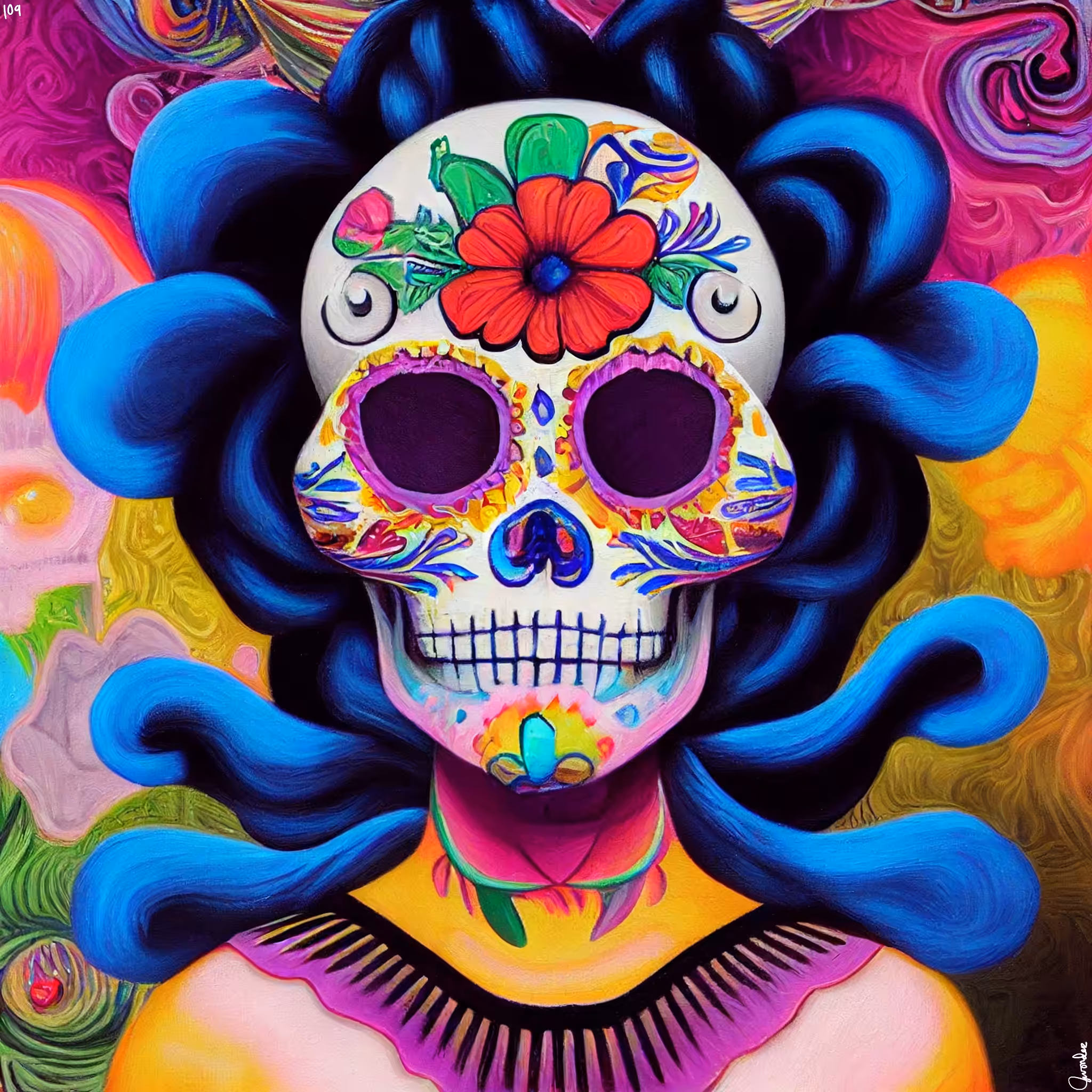 sugar skull #109