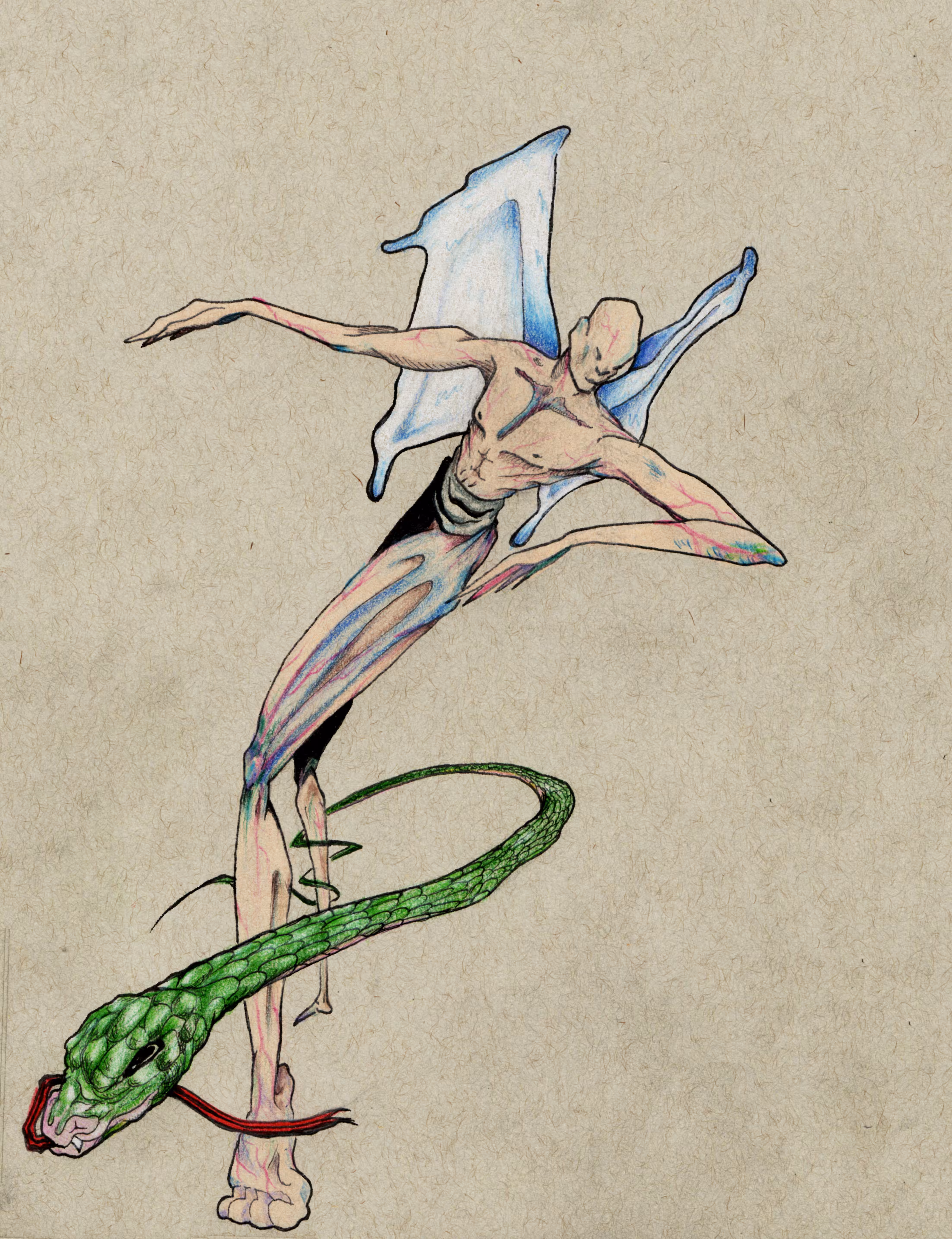 Slipping on a Snake