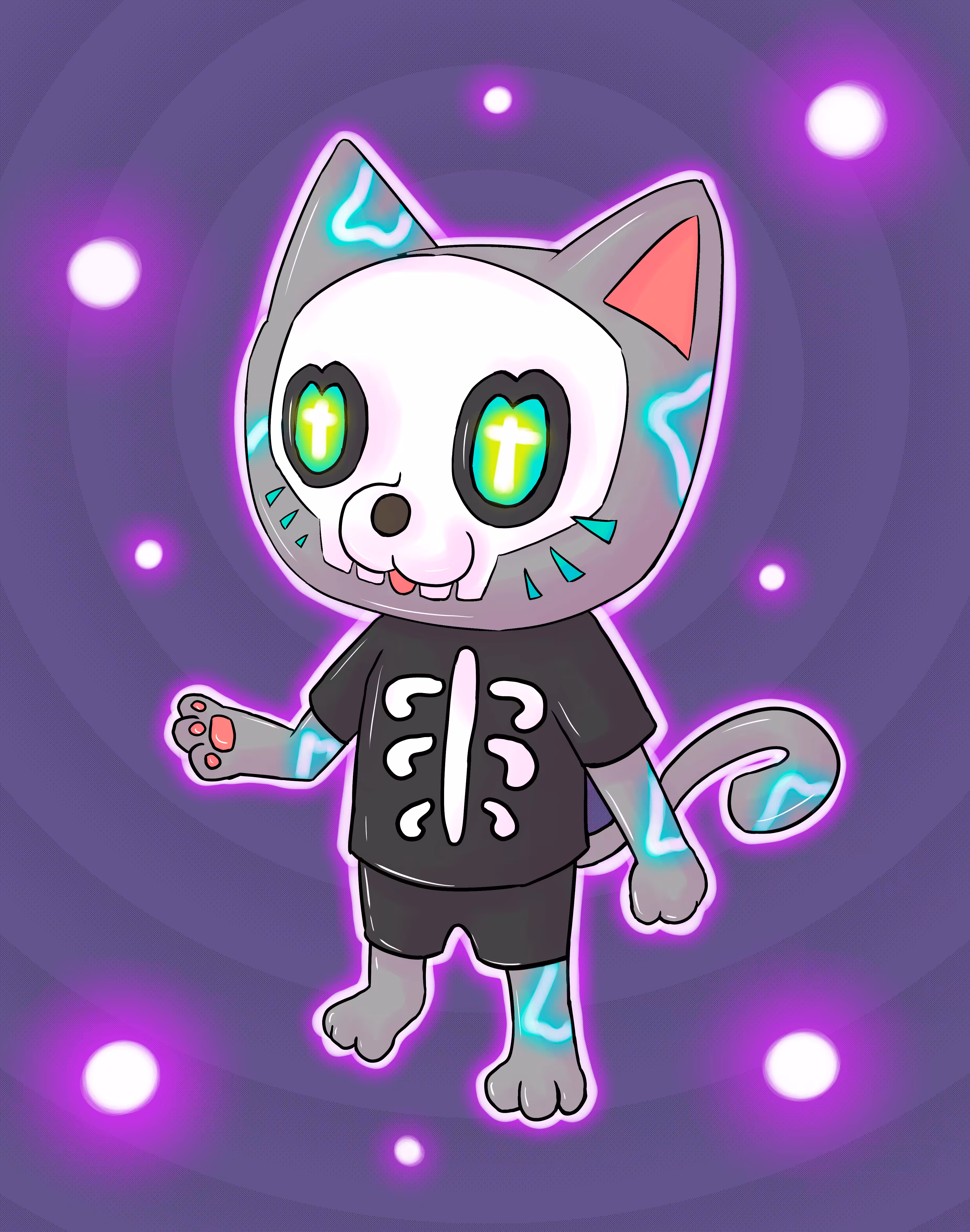 God Cyber Cat x SKLEDUDE