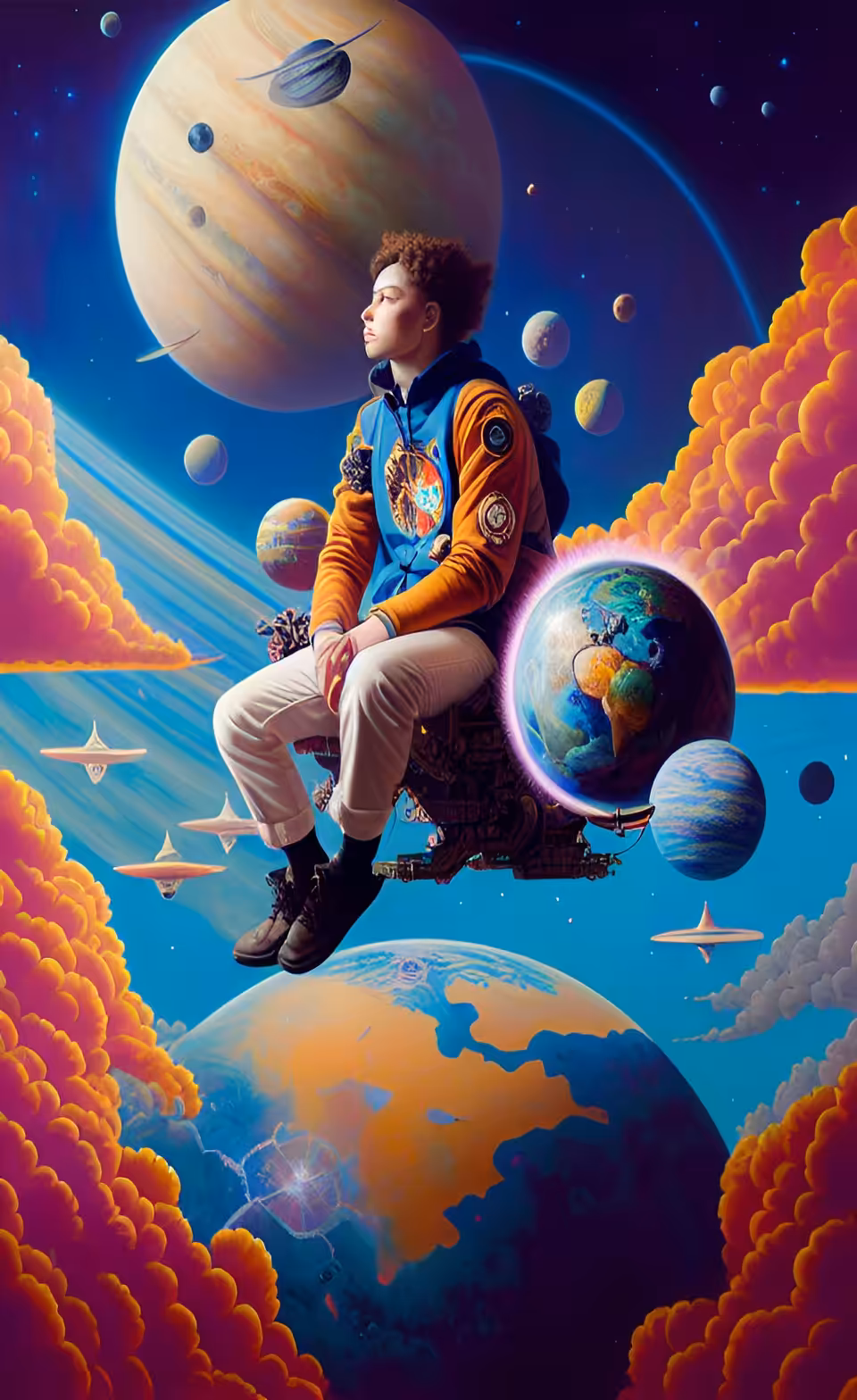 Space in you: thoughts of eternity