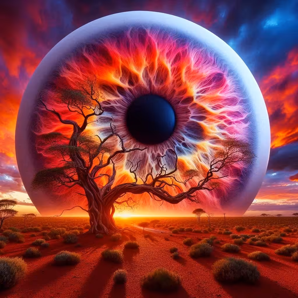 fiery eye