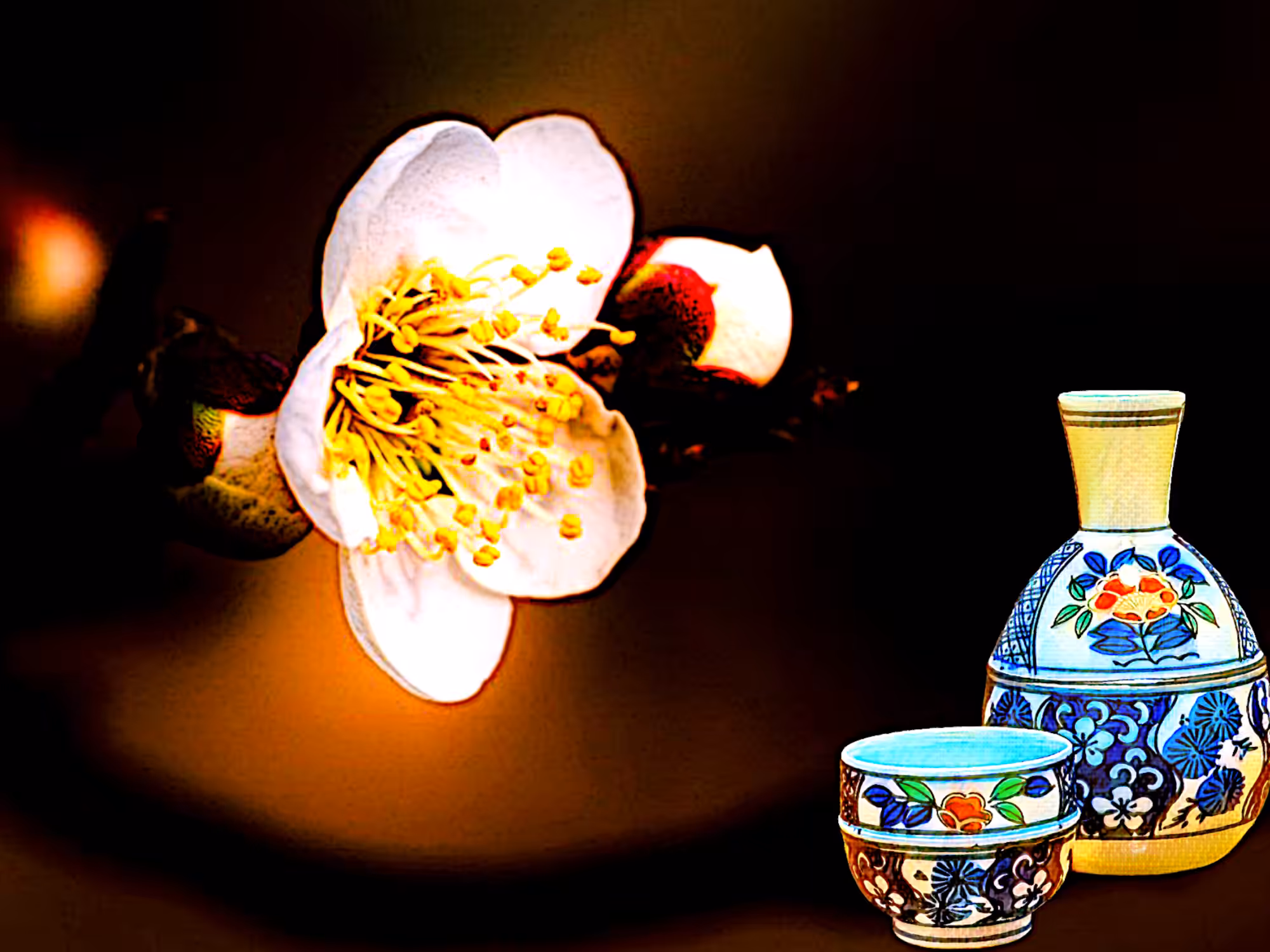 Plum Blossom & Tokkuri