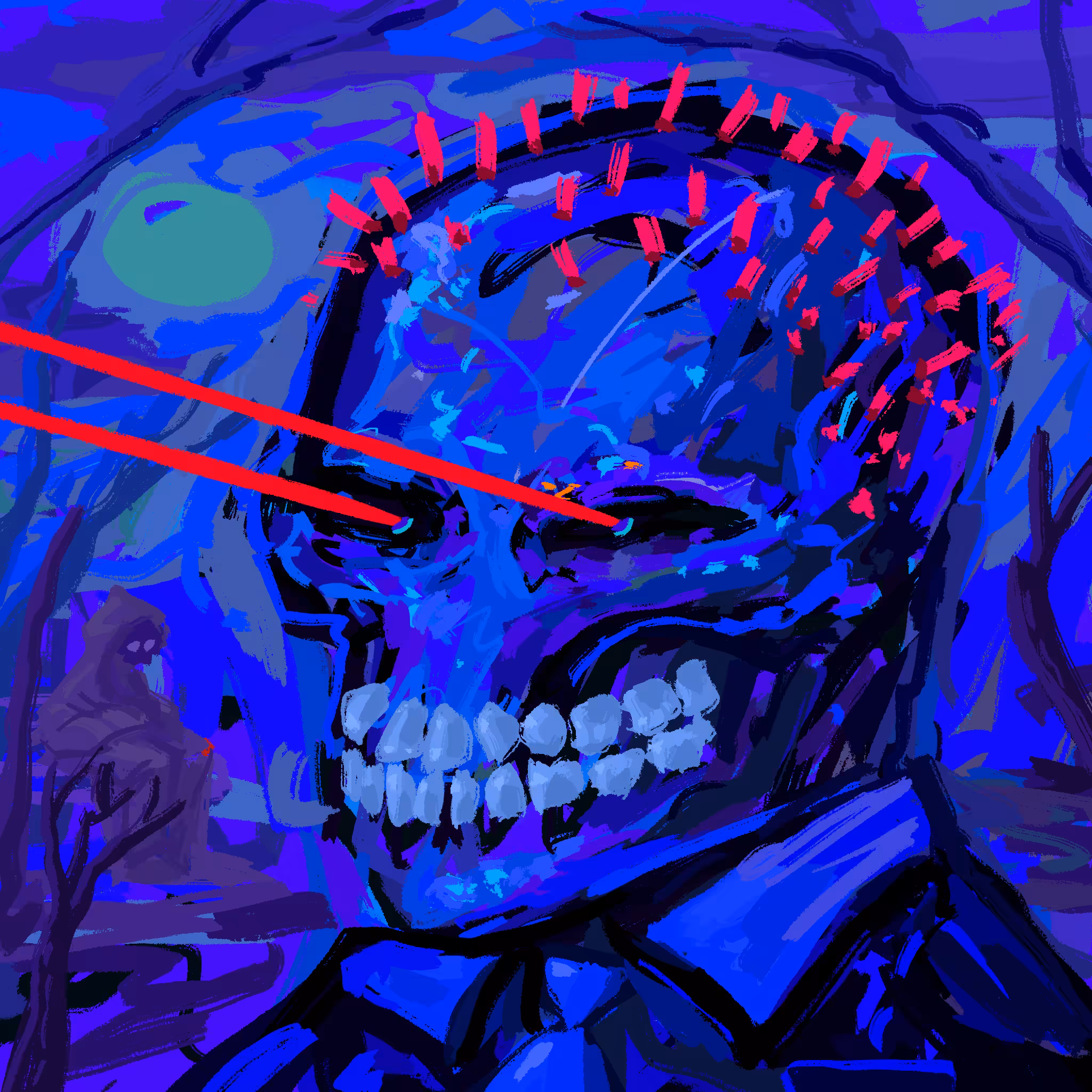 Glitch Invaders: Laser Focused Guy
