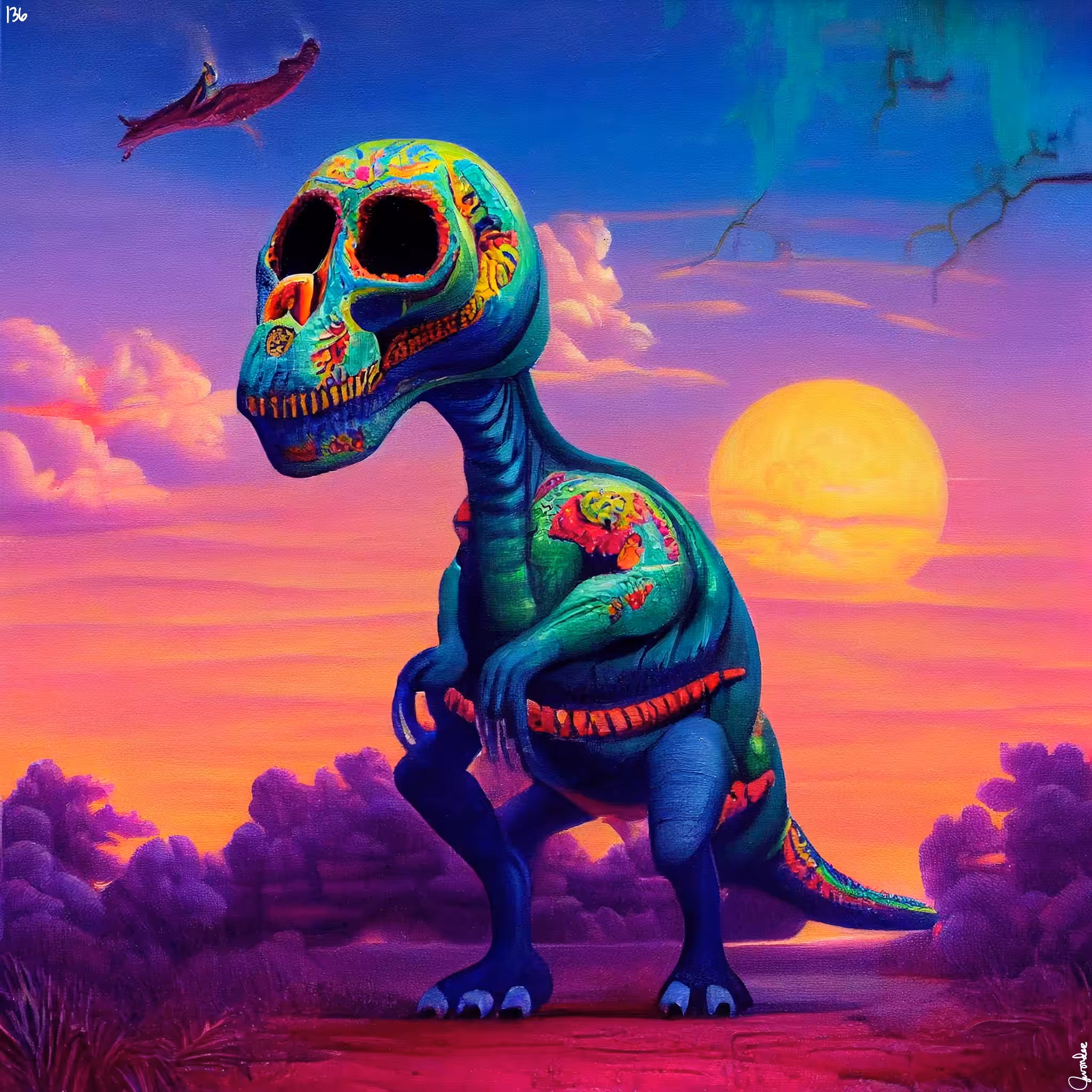 sugar skull #136