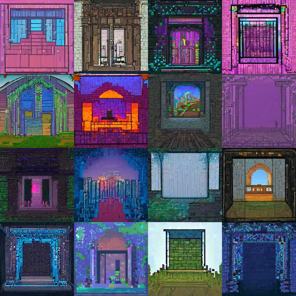 Pixel Art Gates