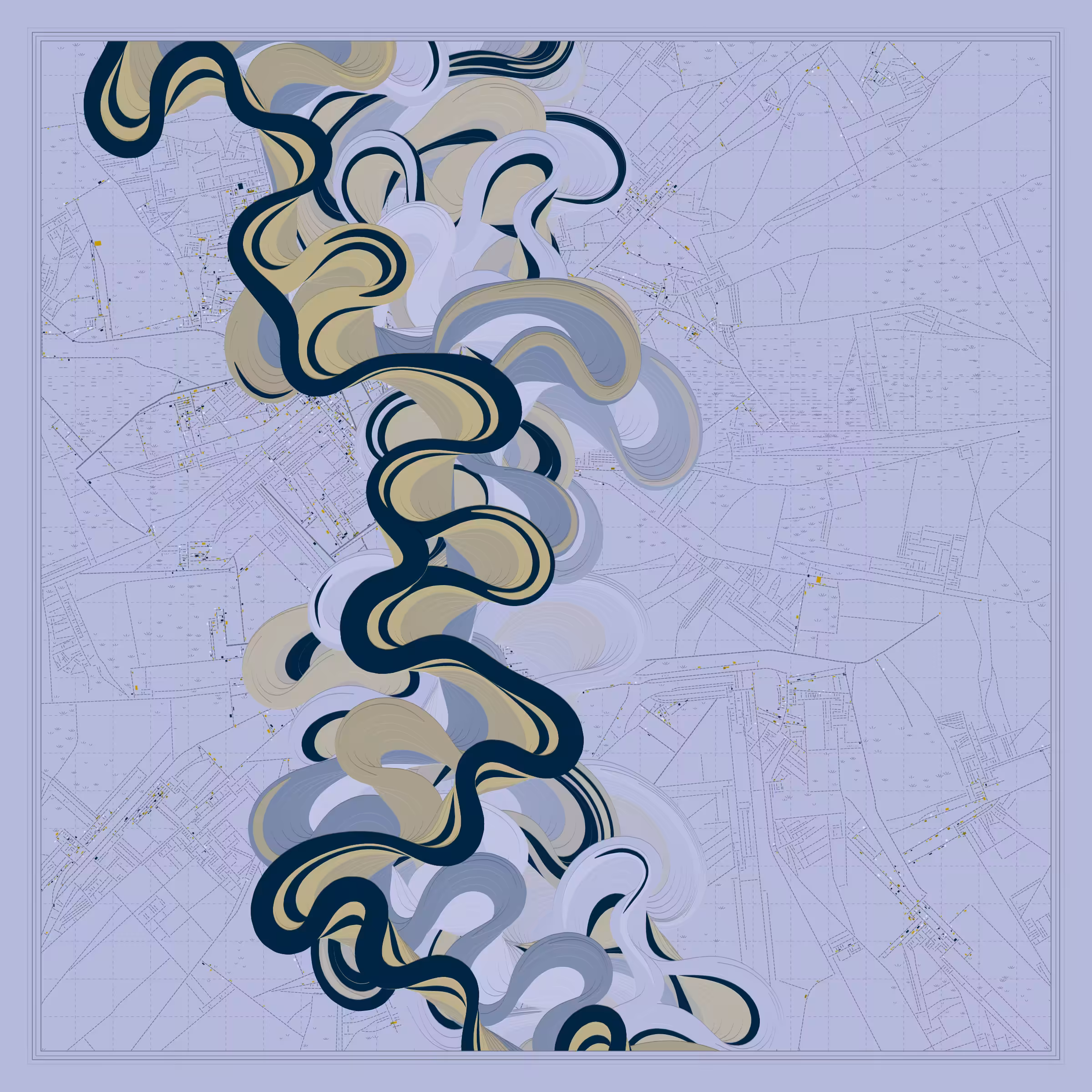 Ancient Courses of Fictional Rivers #128